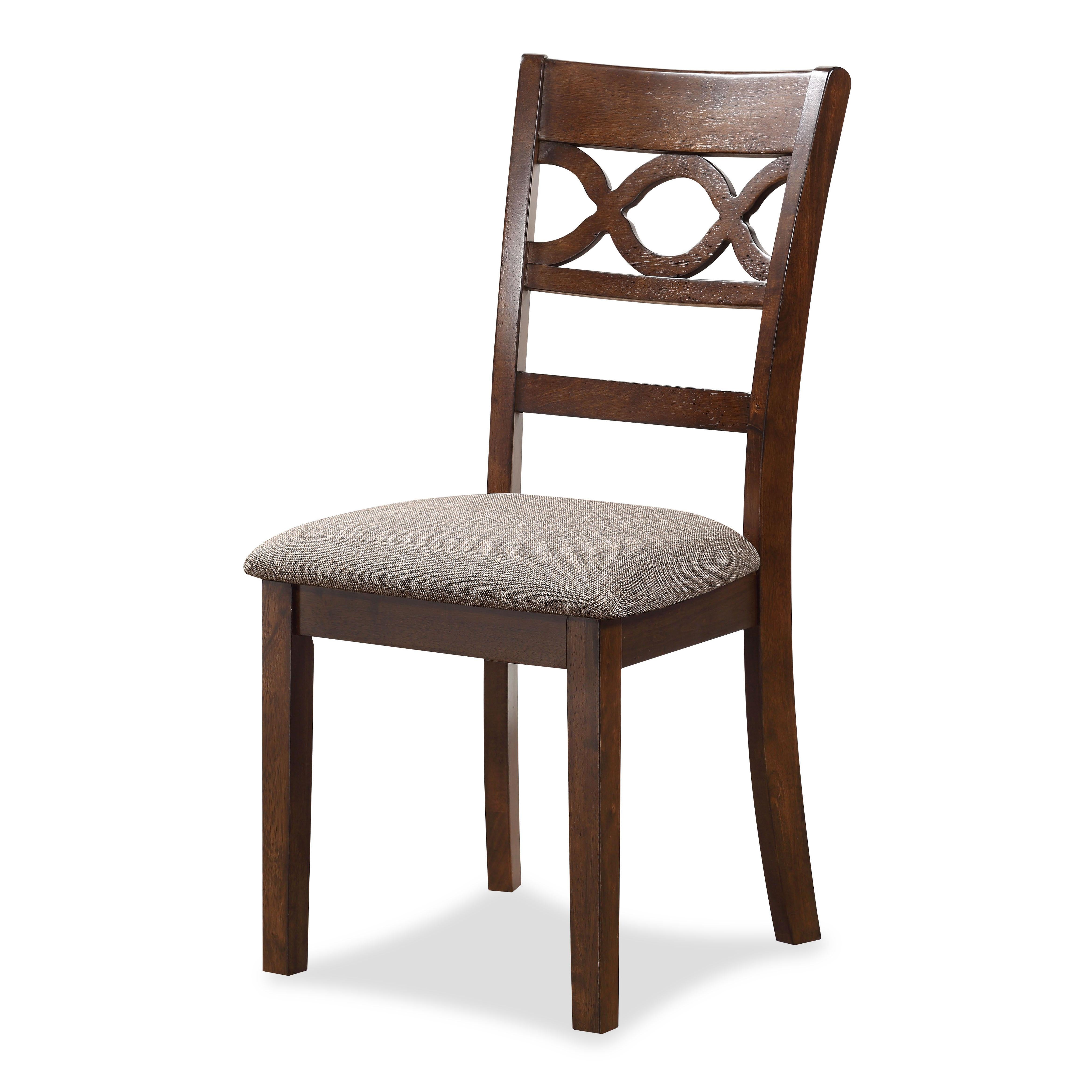 CORI ROUND DINING 5 PC SET-CHERRY - Ideal Furniture (Fresno,CA)
