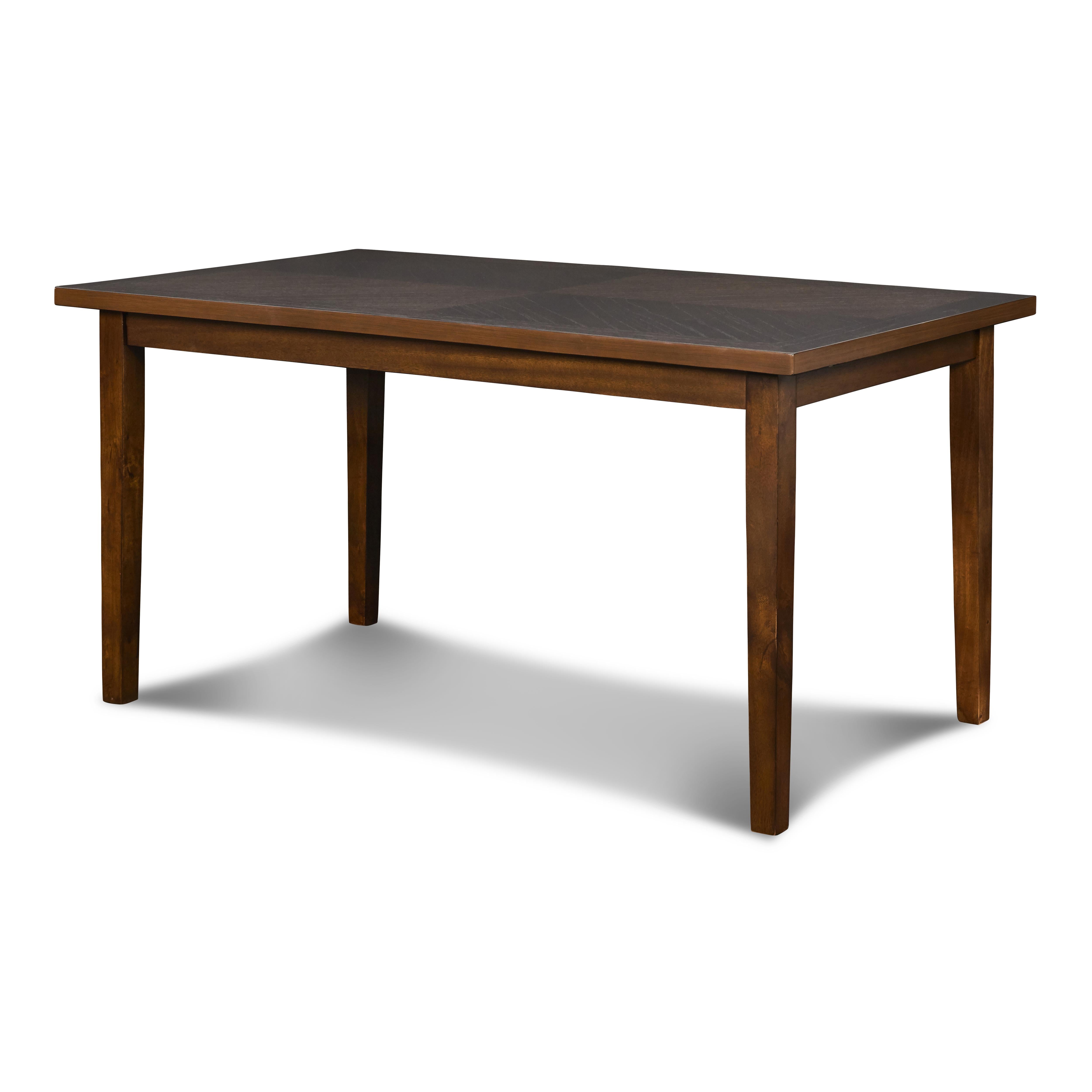 DIXON STD DINING 6 PC SET-DK ESPRESSO - Ideal Furniture (Fresno,CA)