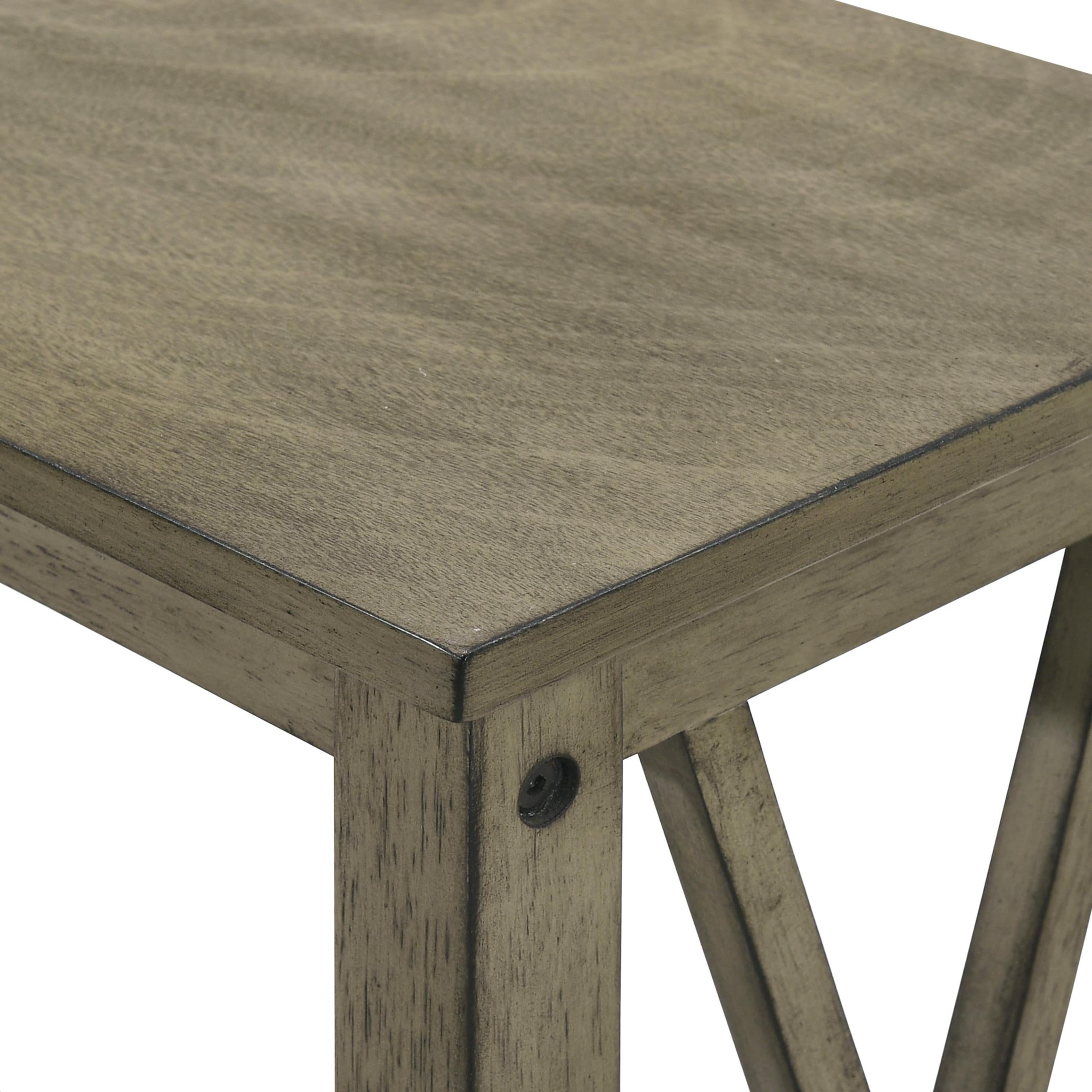 EDEN CHAIRSIDE TABLE-GRAY - Ideal Furniture (Fresno,CA)
