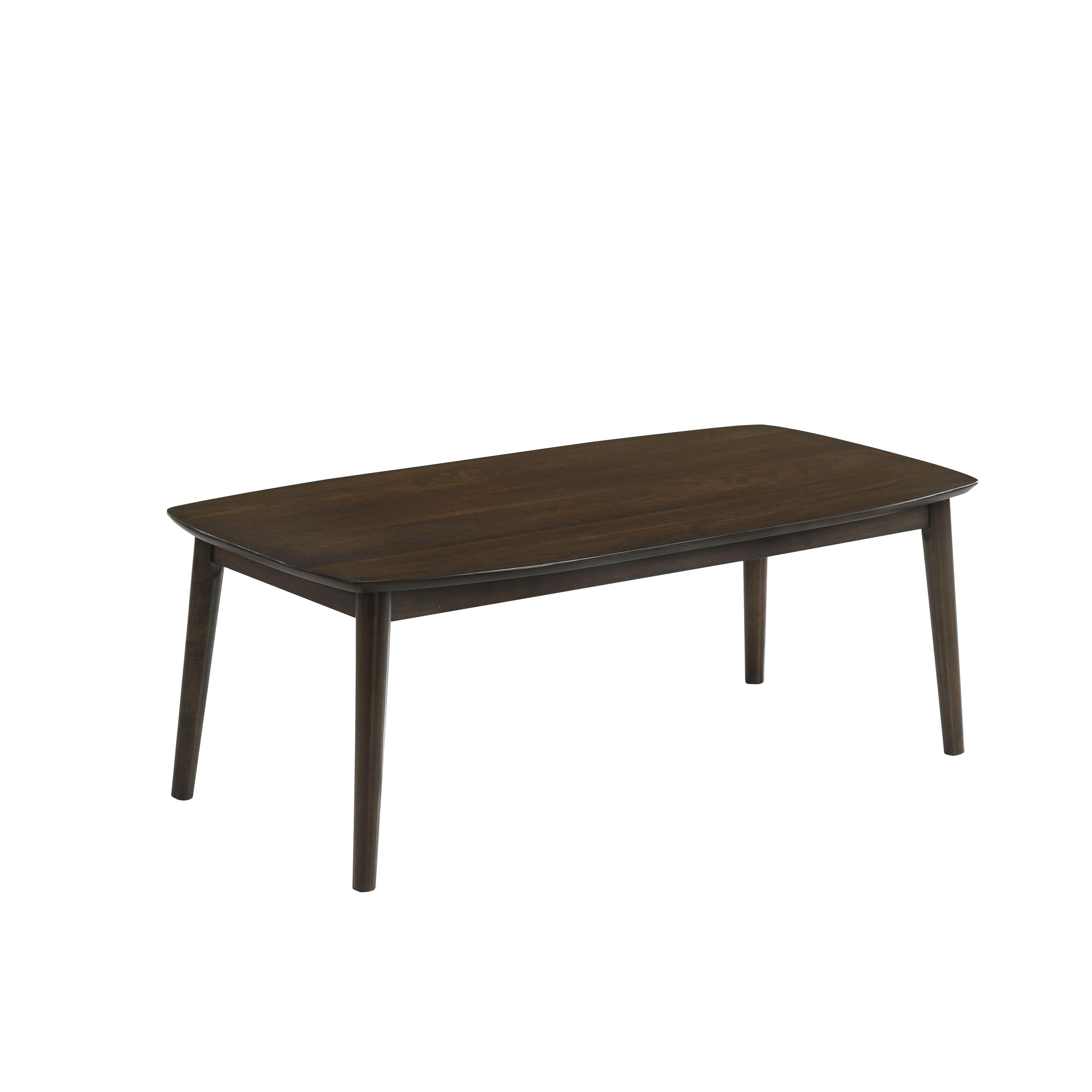 FELIX COFFEE TABLE & 2 END TABLE SET-DARK WALNUT - Ideal Furniture (Fresno,CA)
