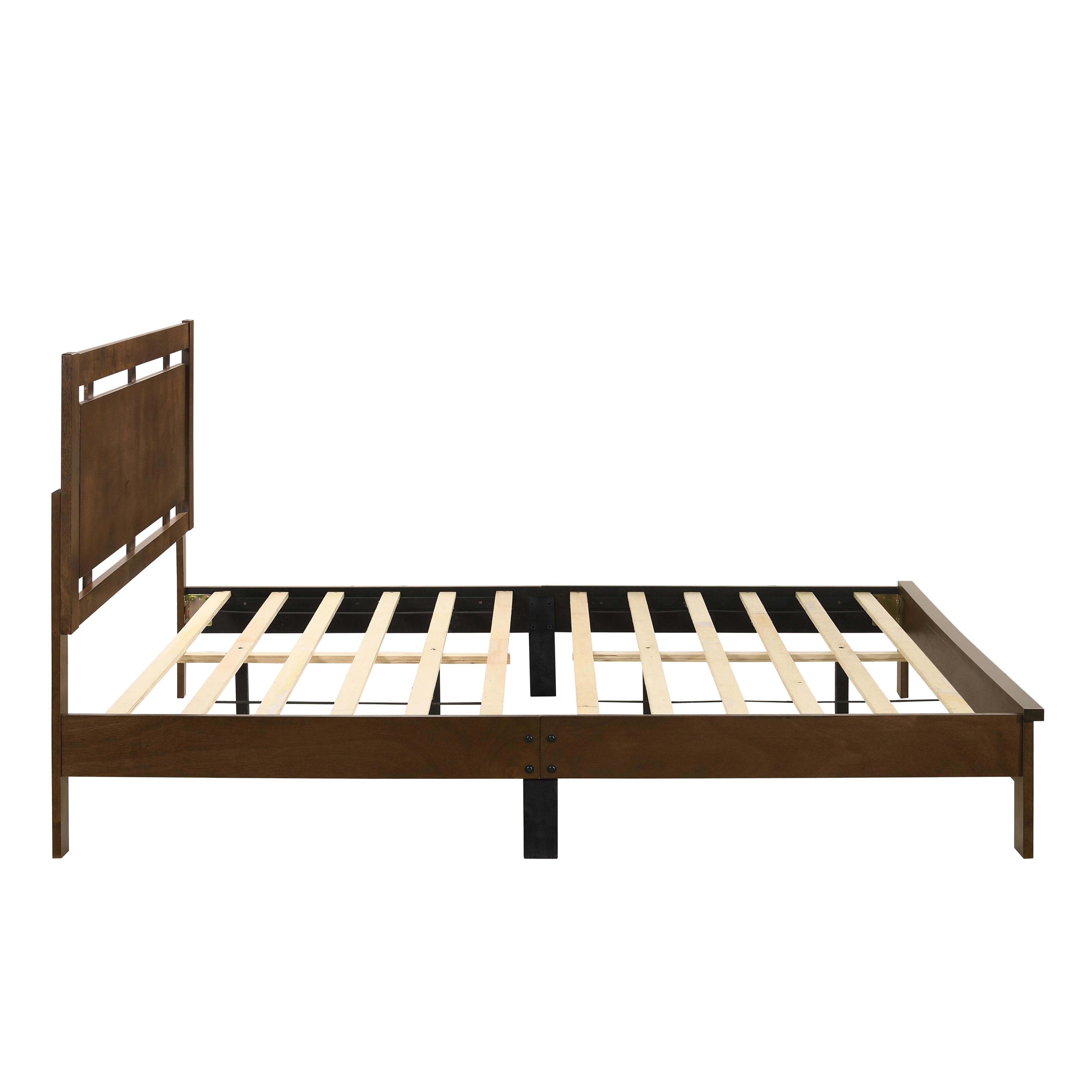 GEMINI 4/6 F PANEL BED-HB/FB/RAILS-NATURAL - Ideal Furniture (Fresno,CA)
