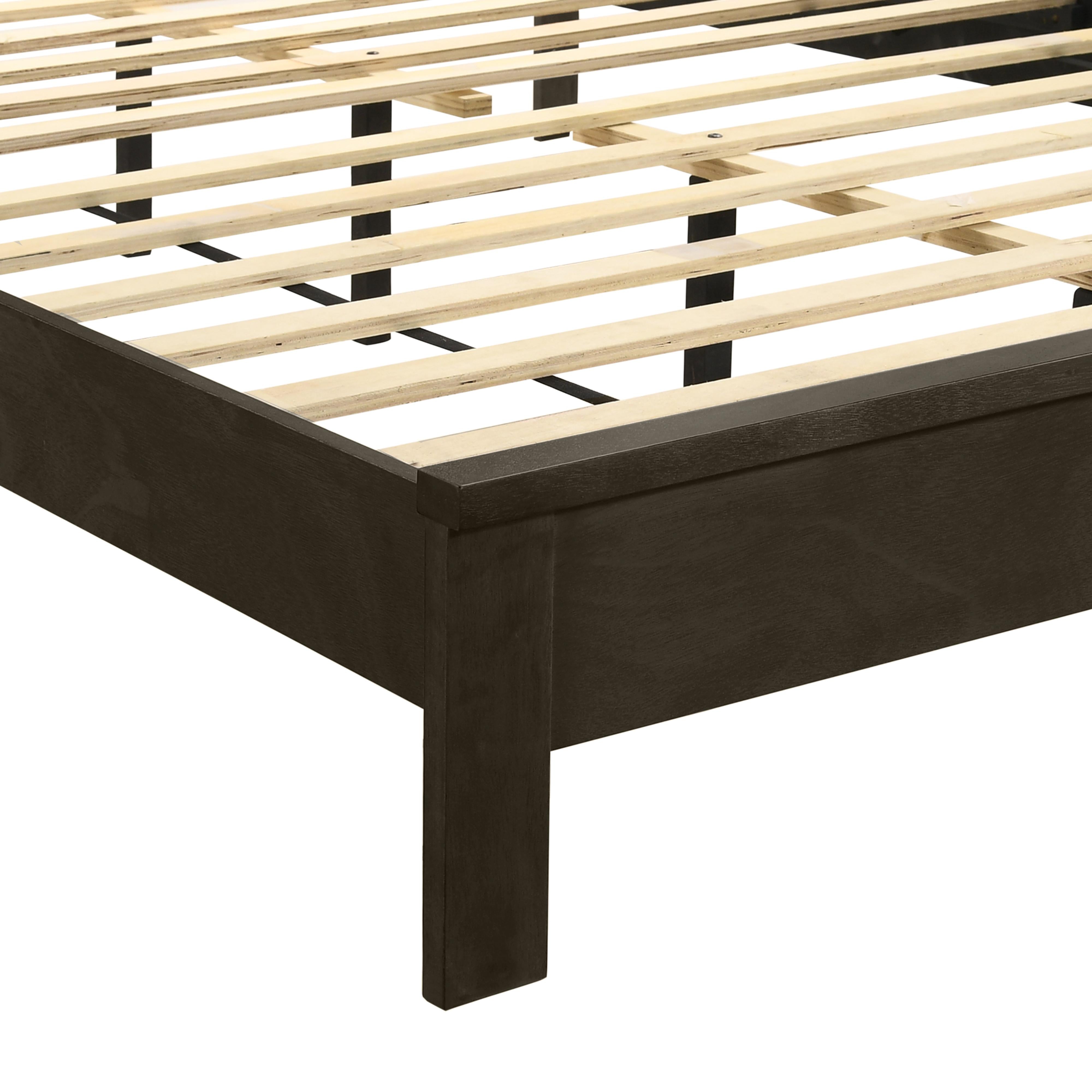 GEMINI 6/6 EK PANEL BED-HB/FB/RAILS-GRAY - Ideal Furniture (Fresno,CA)