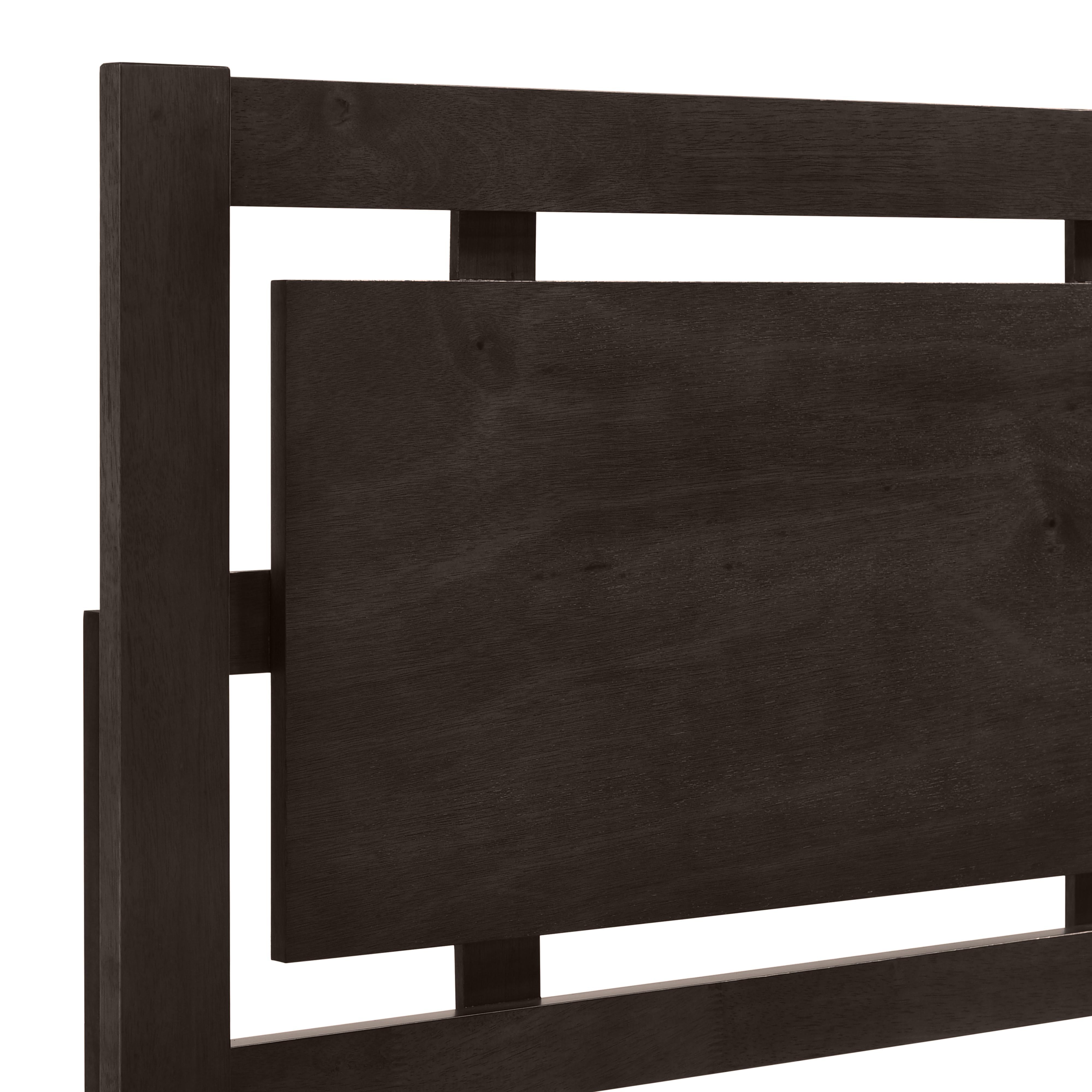 GEMINI 6/6 EK PANEL BED-HB/FB/RAILS-MERLOT - Ideal Furniture (Fresno,CA)