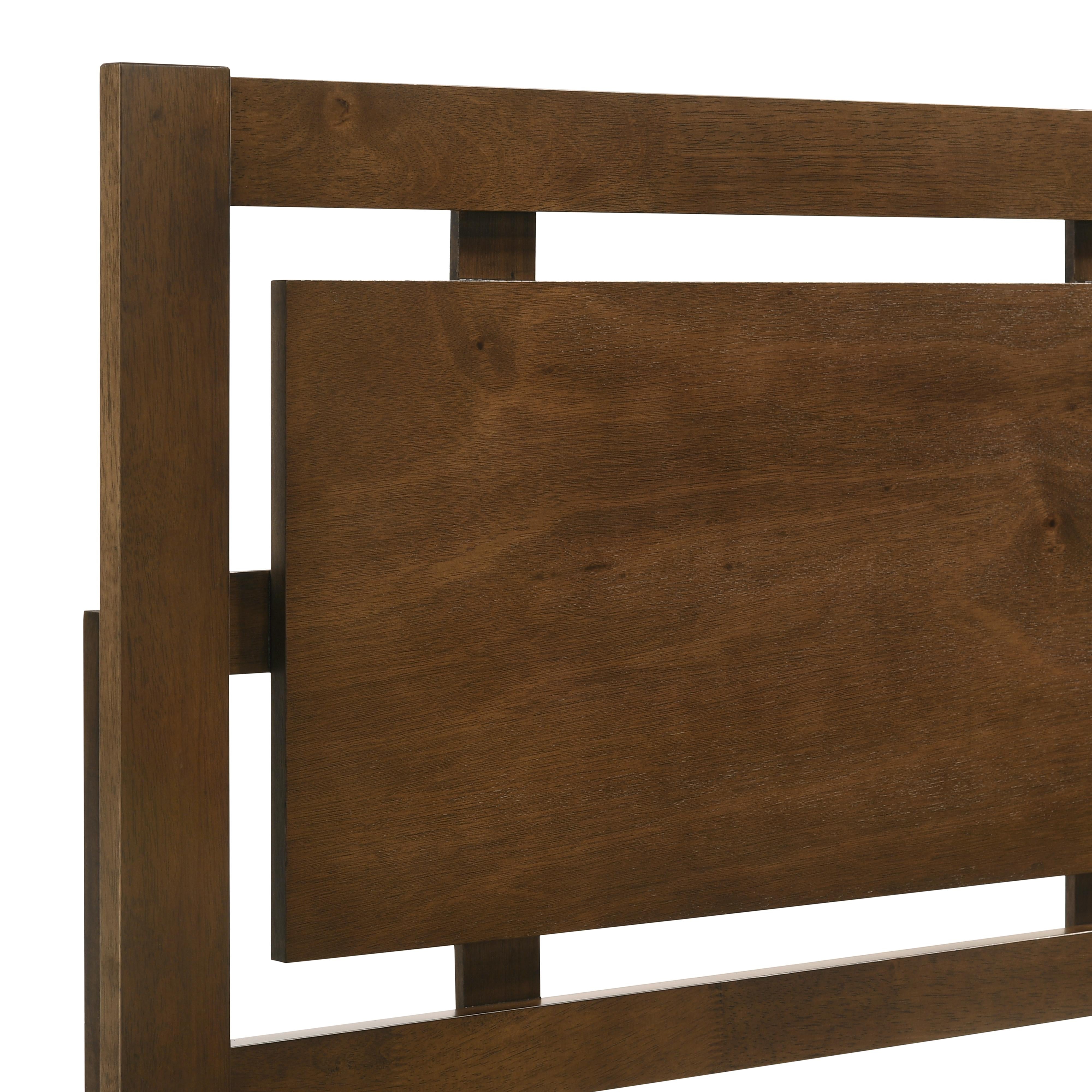 GEMINI 5/0 Q PANEL BED-HB/FB/RAILS-NATURAL - Ideal Furniture (Fresno,CA)