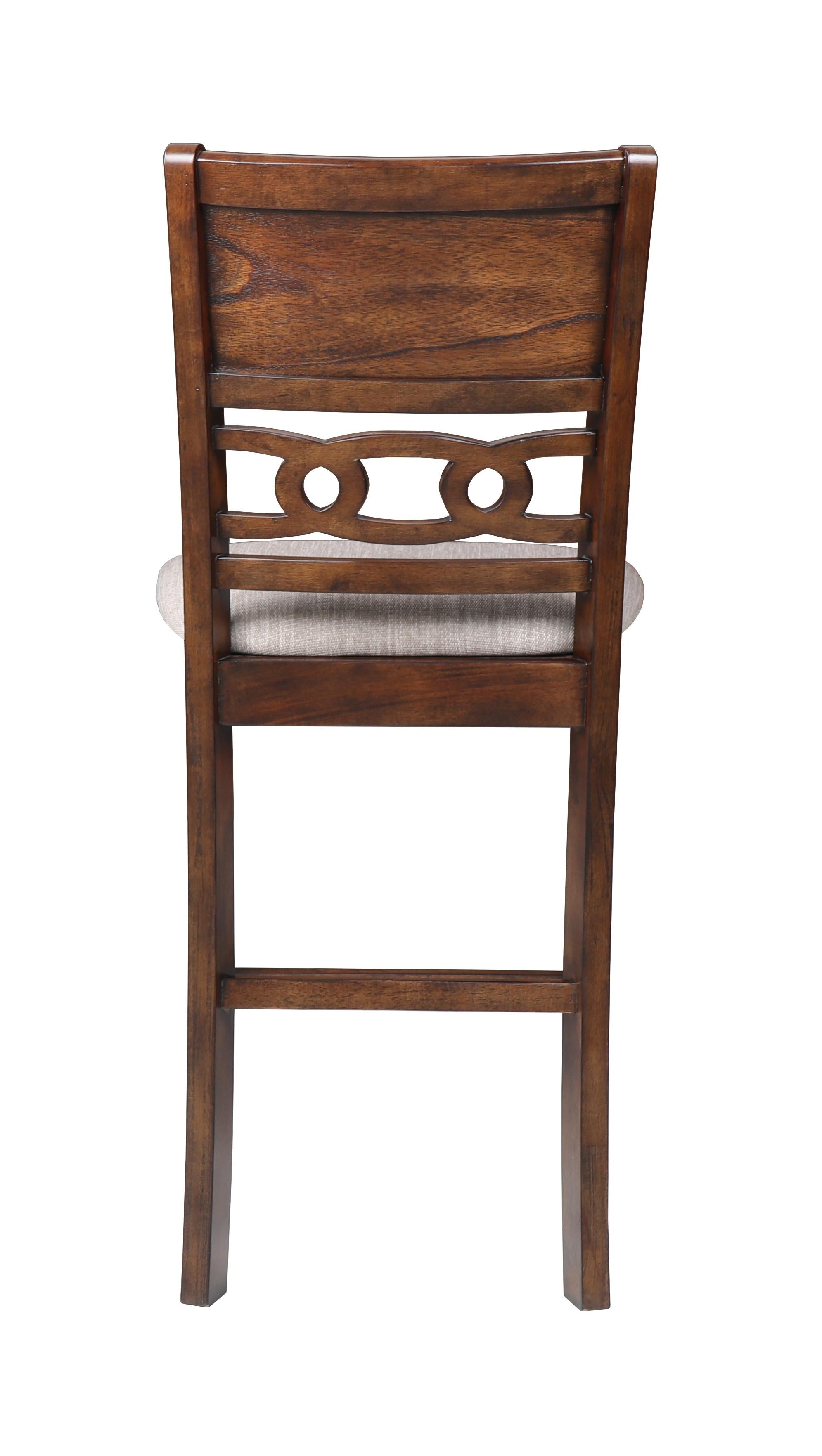 GIA 42" COUNTER DROP LEAF TABLE W/2 CHAIRS-CHERRY - Ideal Furniture (Fresno,CA)