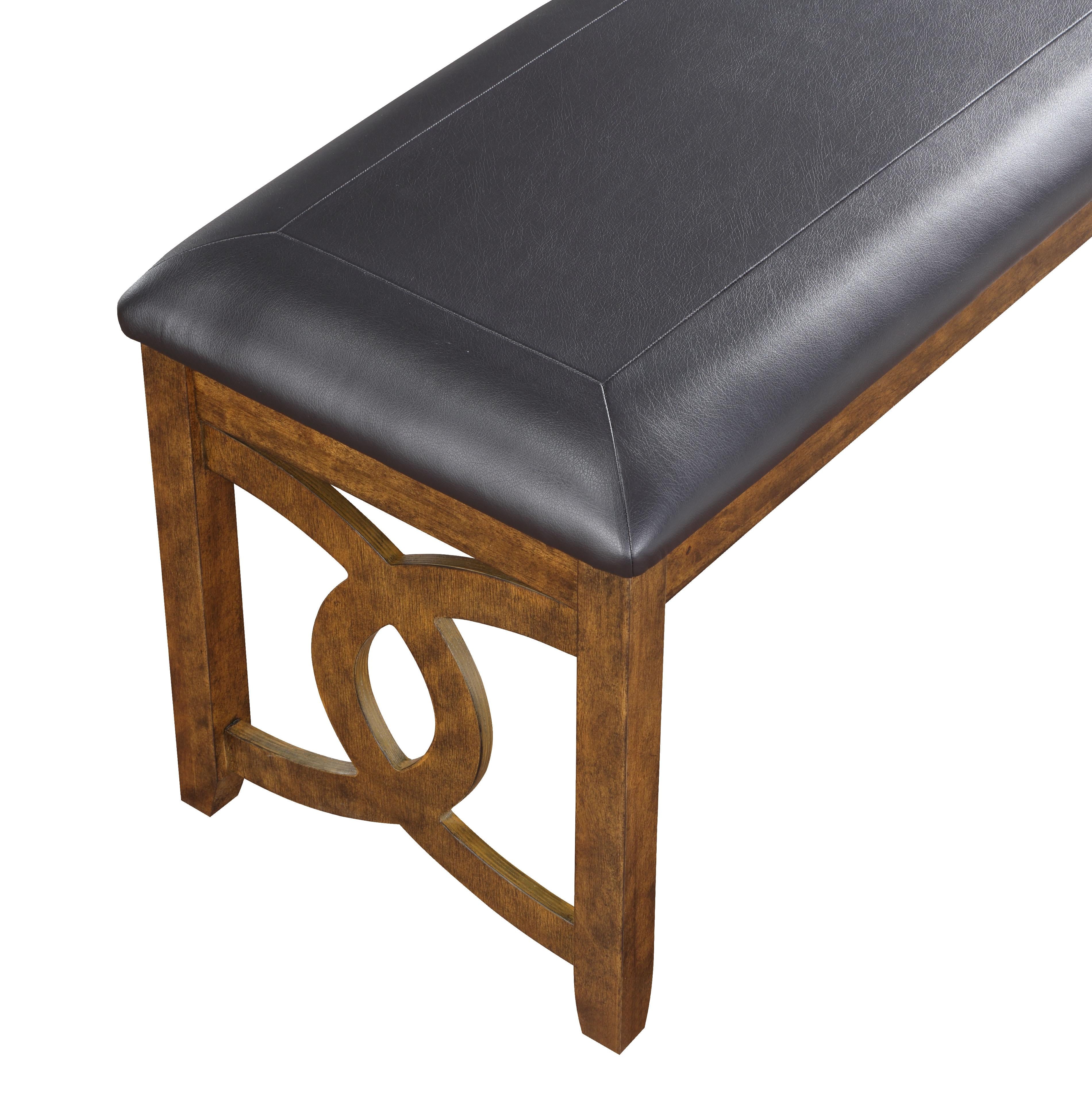 GIA 46" BENCH-BROWN - Ideal Furniture (Fresno,CA)