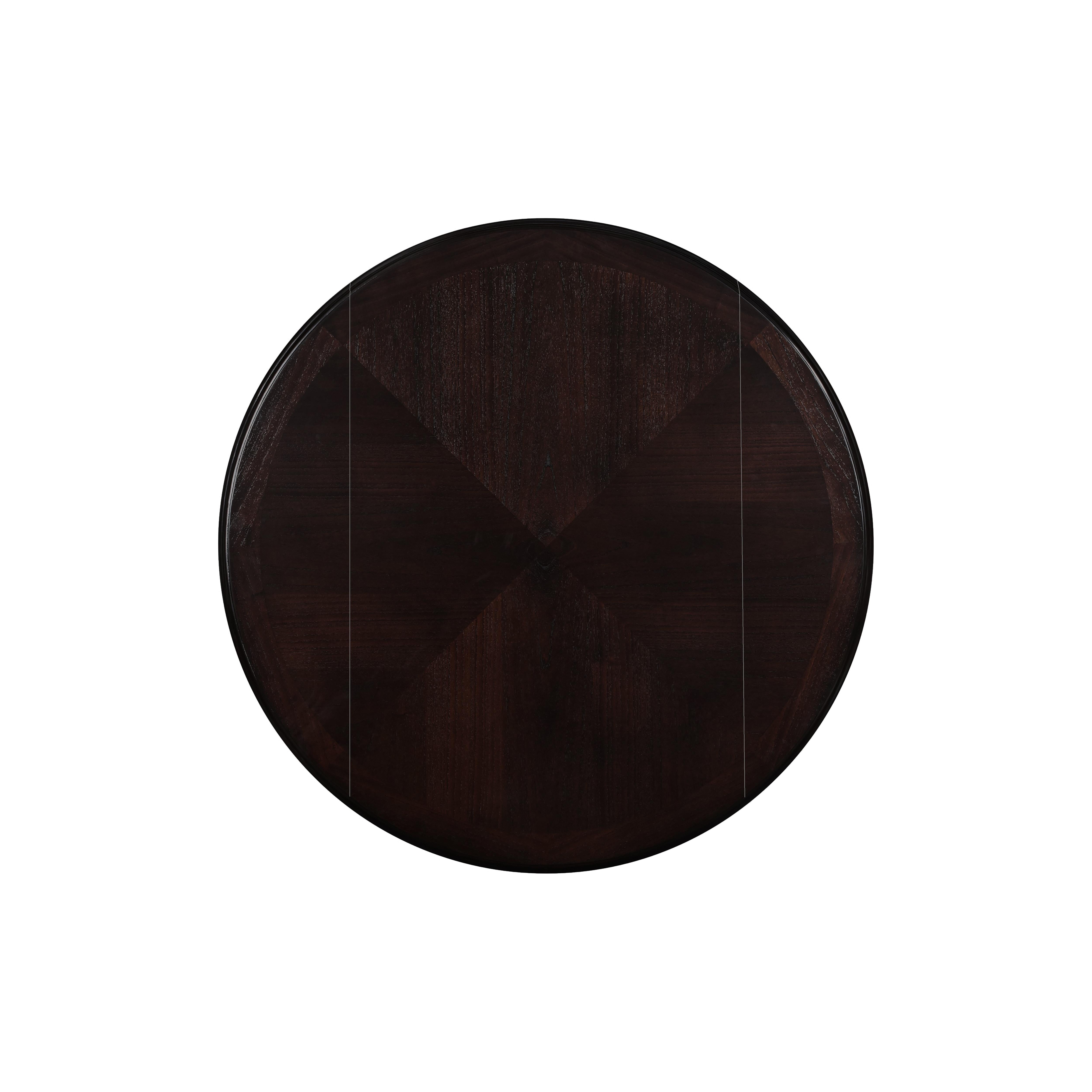 GIA 42" DINING DROP LEAF TABLE W/2 CHAIRS-EBONY