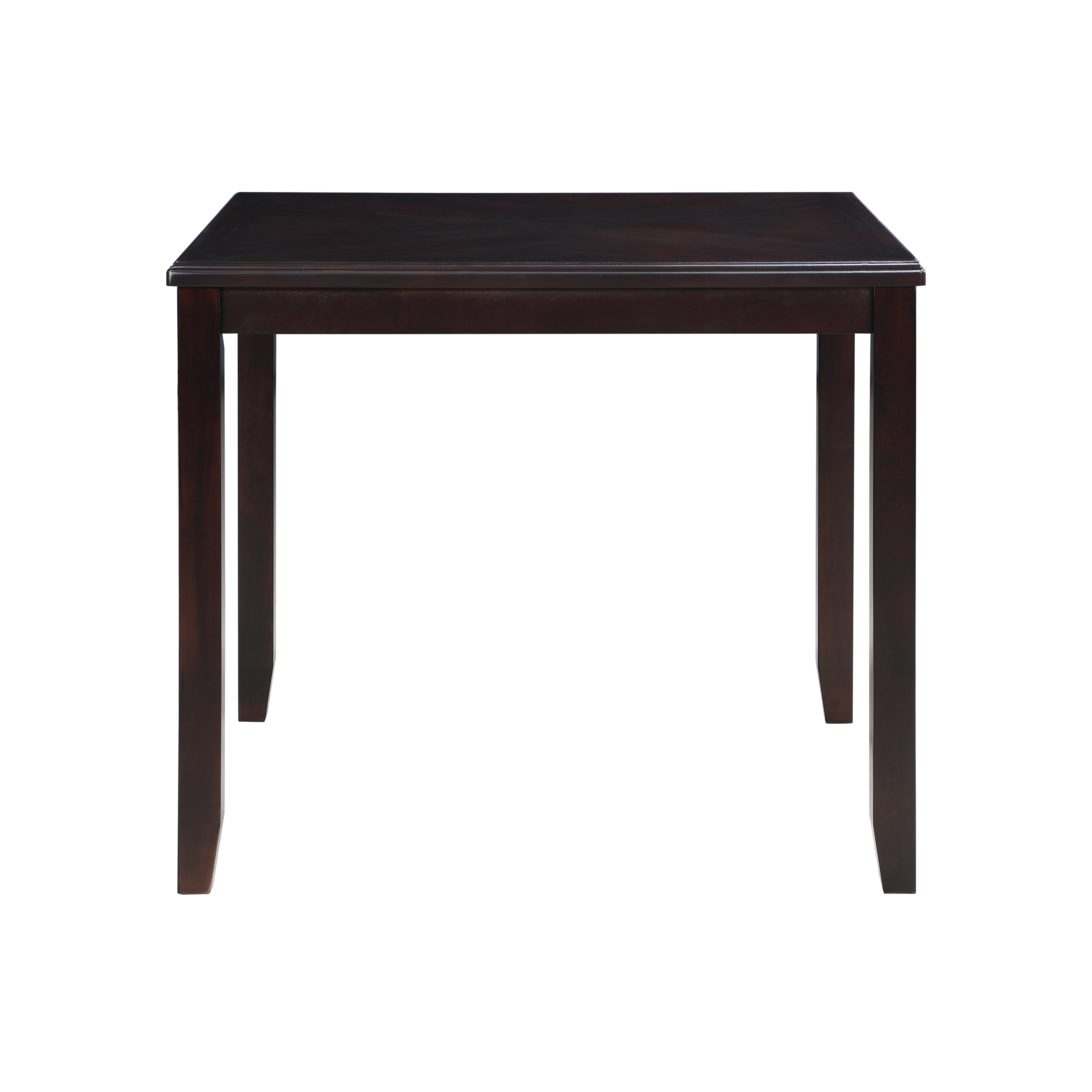 GIA 5PC 42" SQUARE COUNTER TABLE & 4 CHAIRS-EBONY