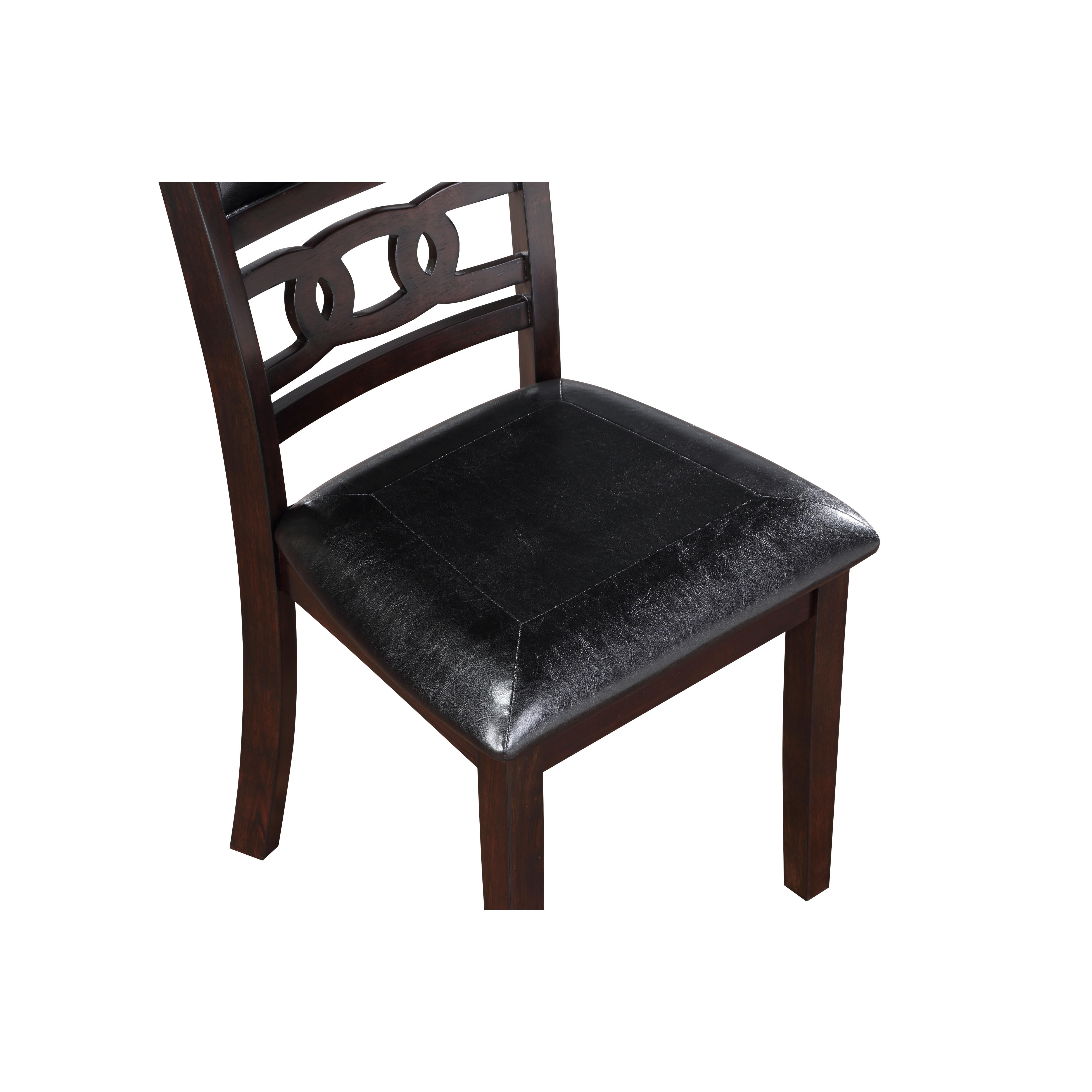 GIA DINING CHAIRS (2/CTN)-EBONY - Ideal Furniture (Fresno,CA)