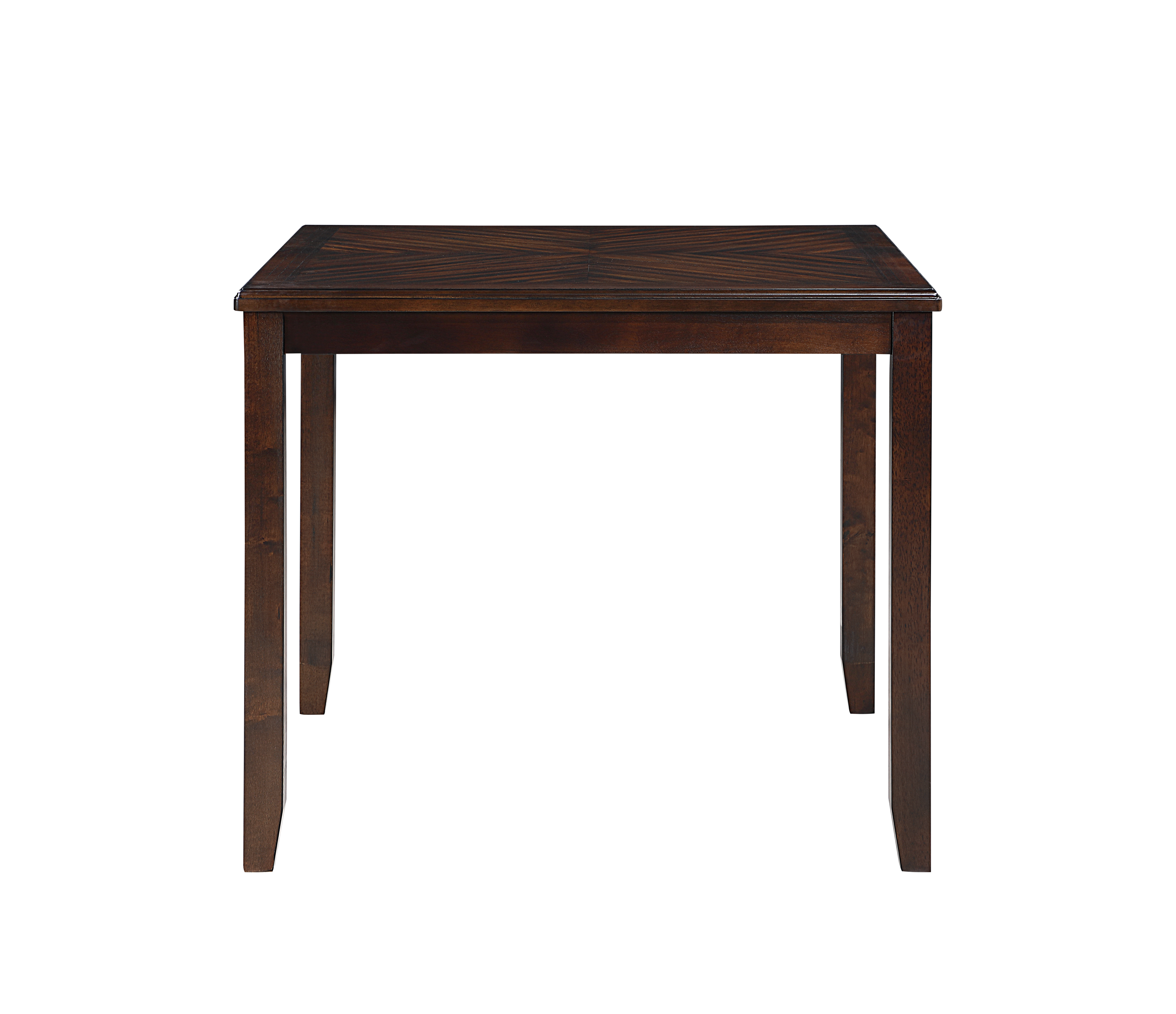 GIA 5PC 42" SQUARE COUNTER TABLE & 4 CHAIRS-CHERRY - Ideal Furniture (Fresno,CA)