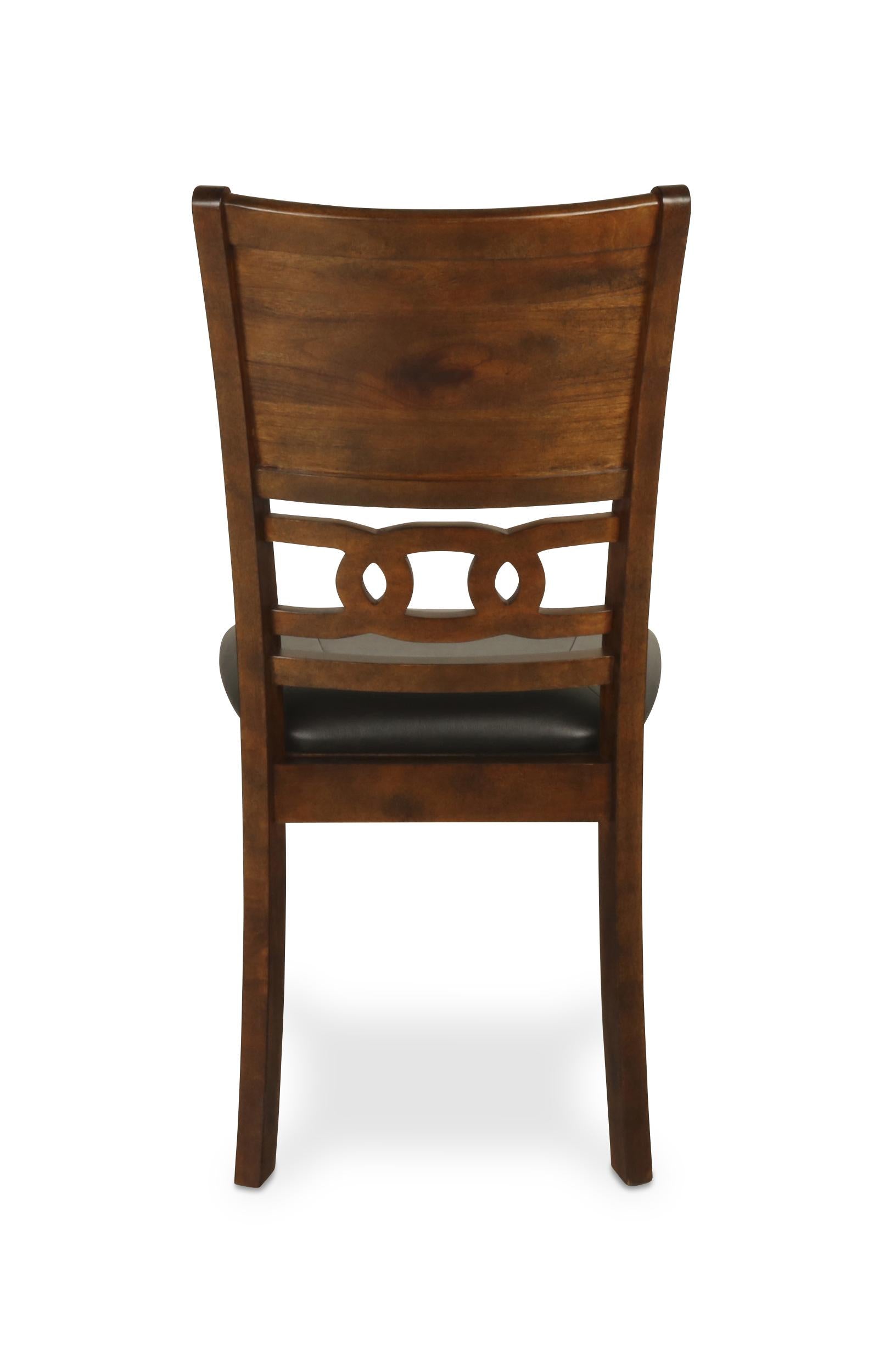 GIA ROUND DINING 5 PC SET-BROWN - Ideal Furniture (Fresno,CA)