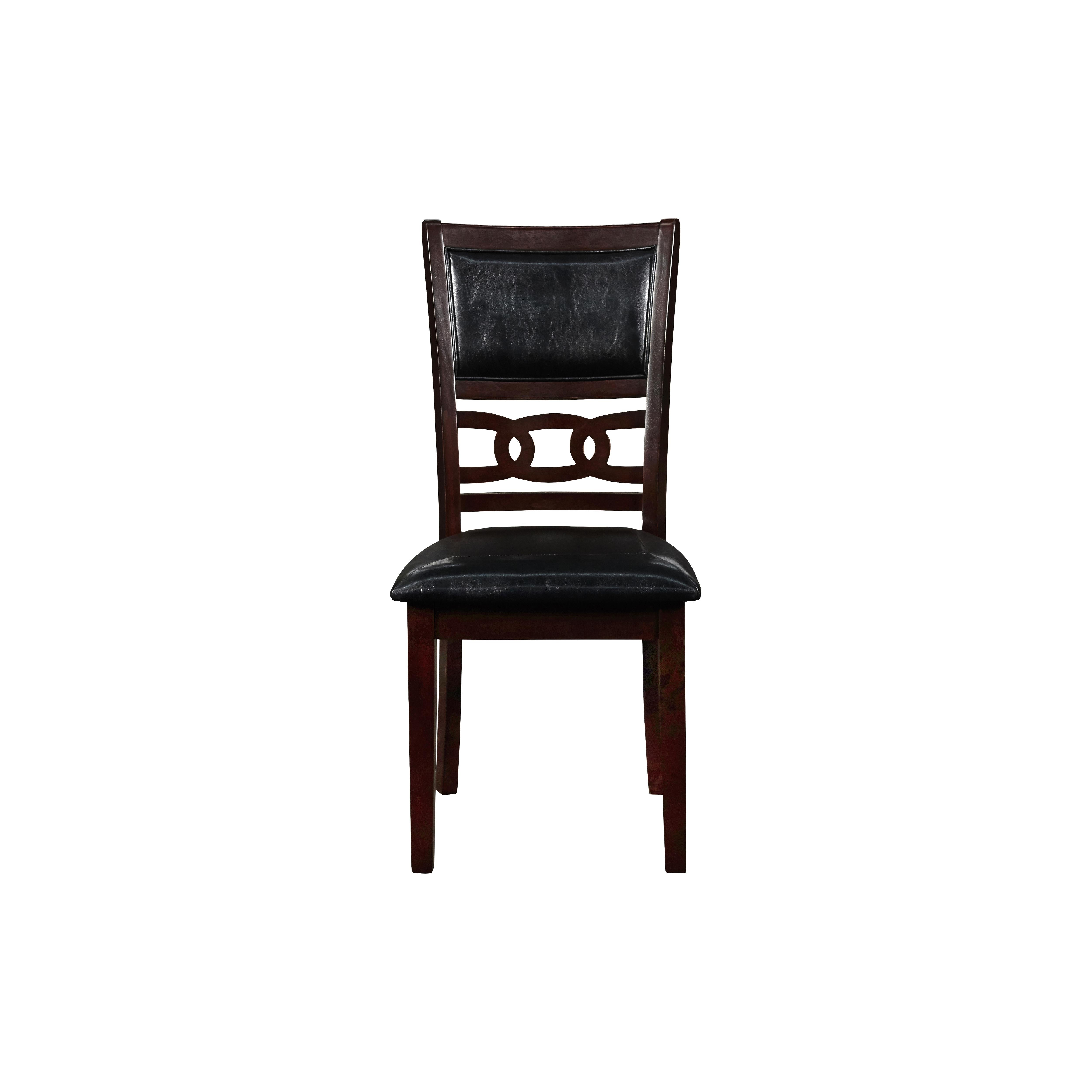 GIA ROUND DINING 5 PC SET-EBONY - Ideal Furniture (Fresno,CA)
