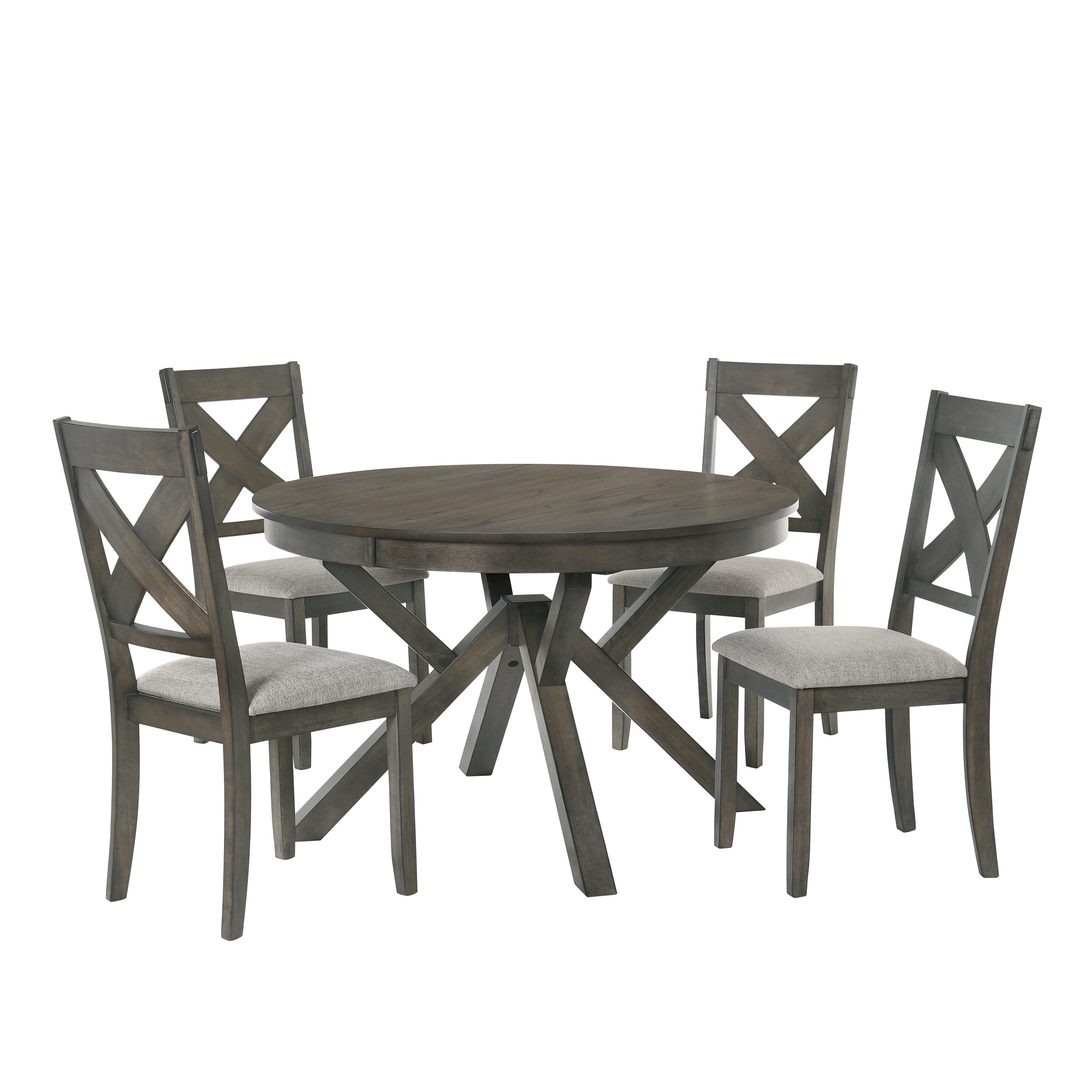 GULLIVER ROUND TABLE-RUSTIC BROWN - Ideal Furniture (Fresno,CA)