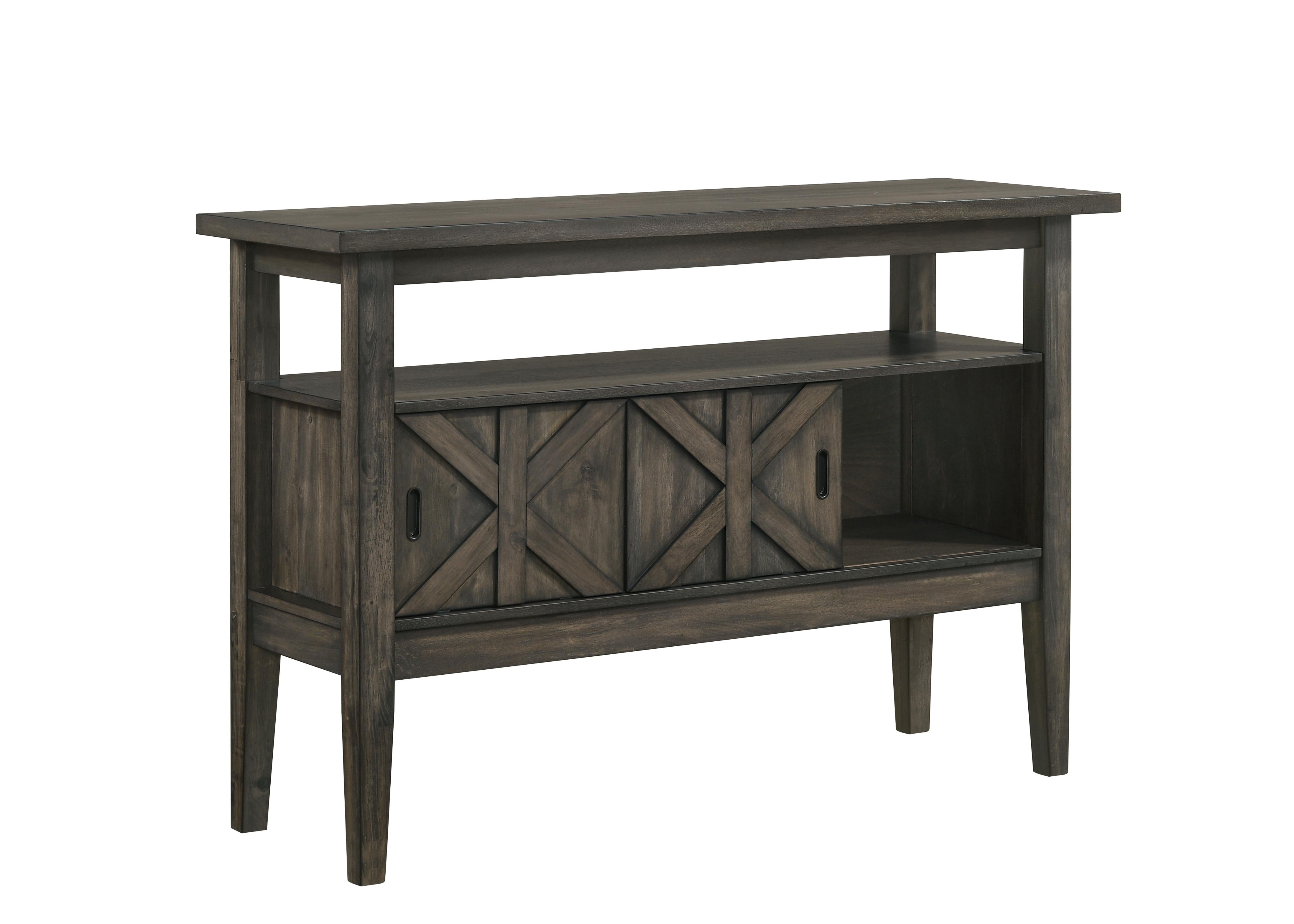 GULLIVER SERVER-RUSTIC BROWN - Ideal Furniture (Fresno,CA)