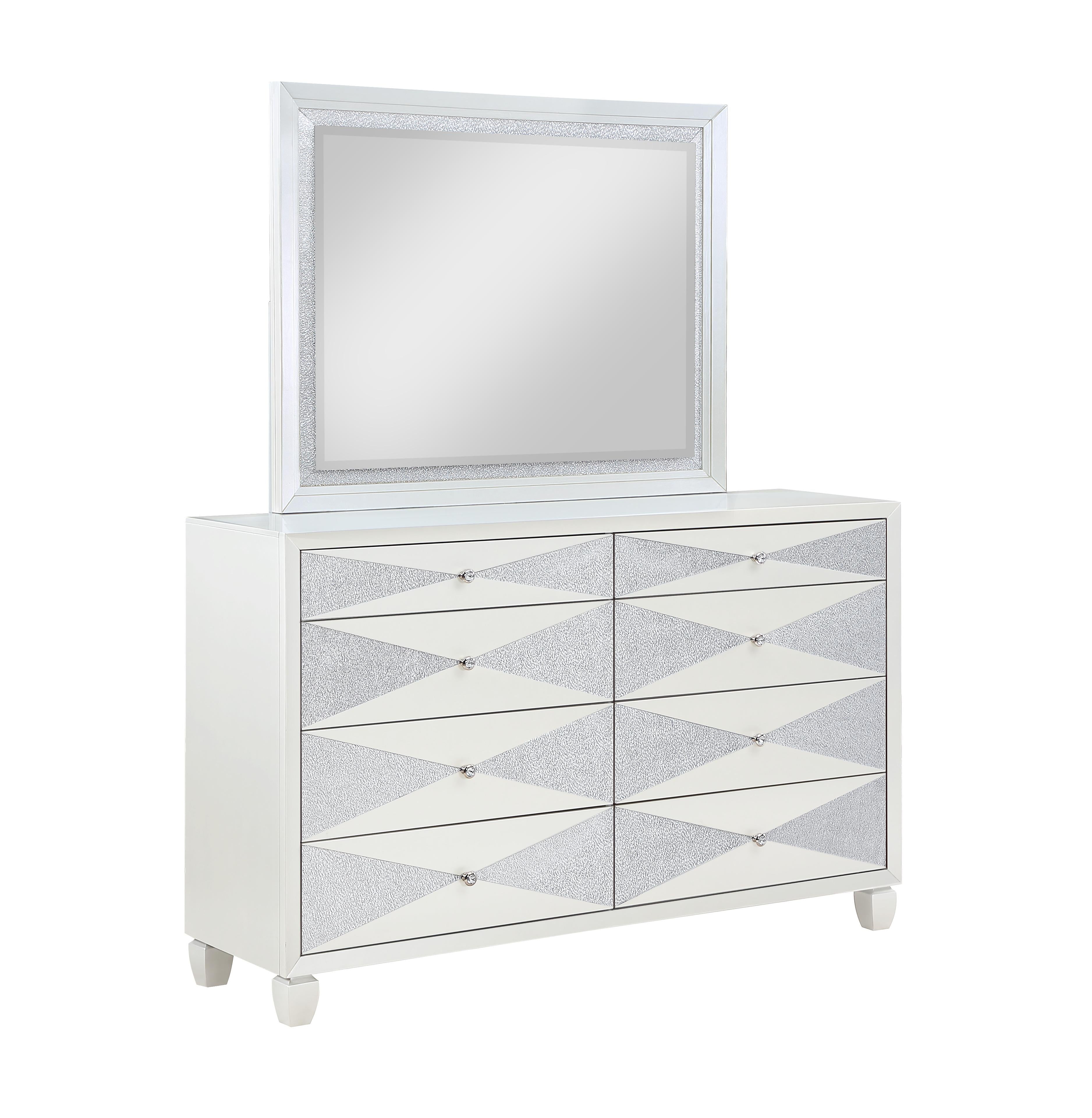 HARLEQUIN DRESSER-PLATINUM - Ideal Furniture (Fresno,CA)