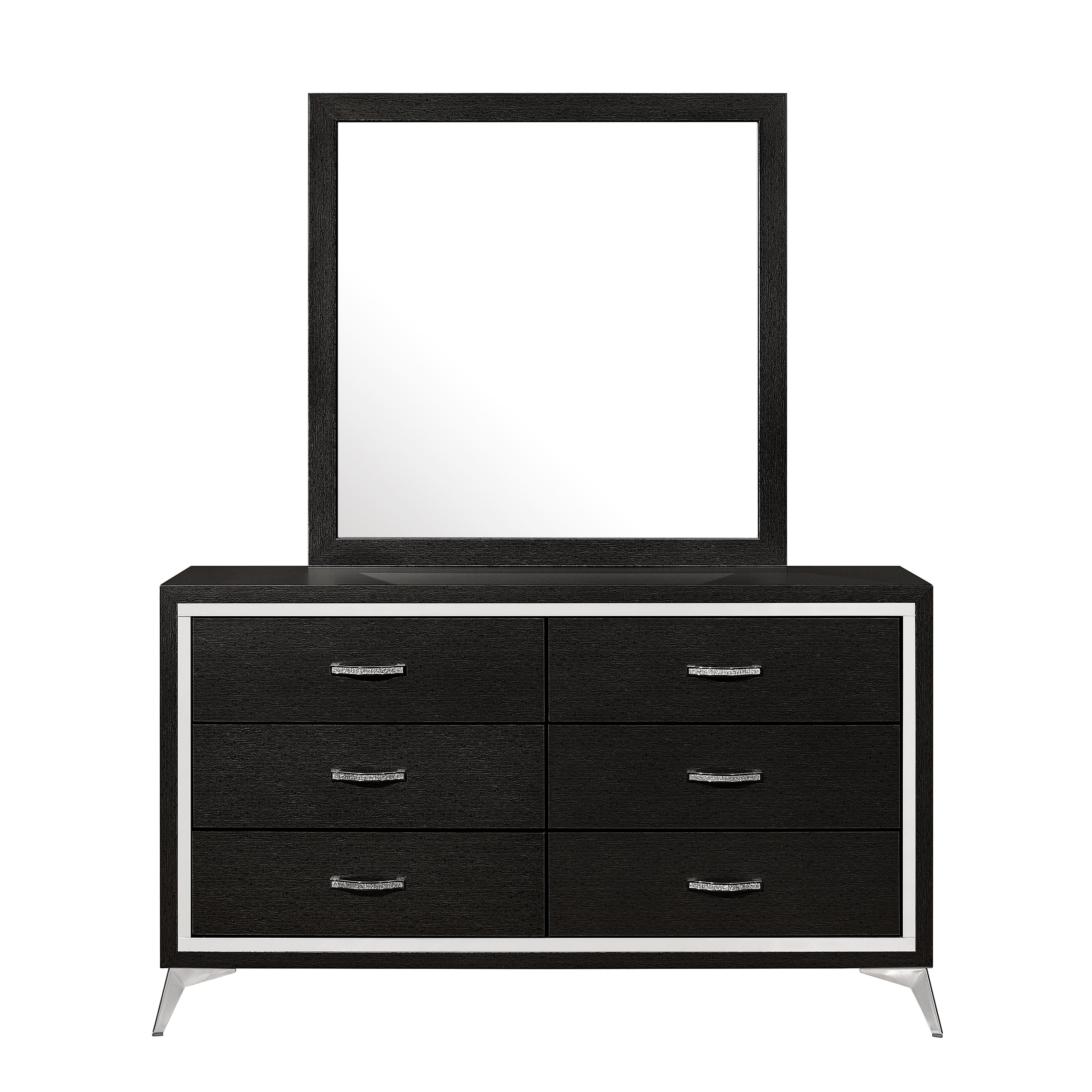 HUXLEY MIRROR-BLACK - Ideal Furniture (Fresno,CA)