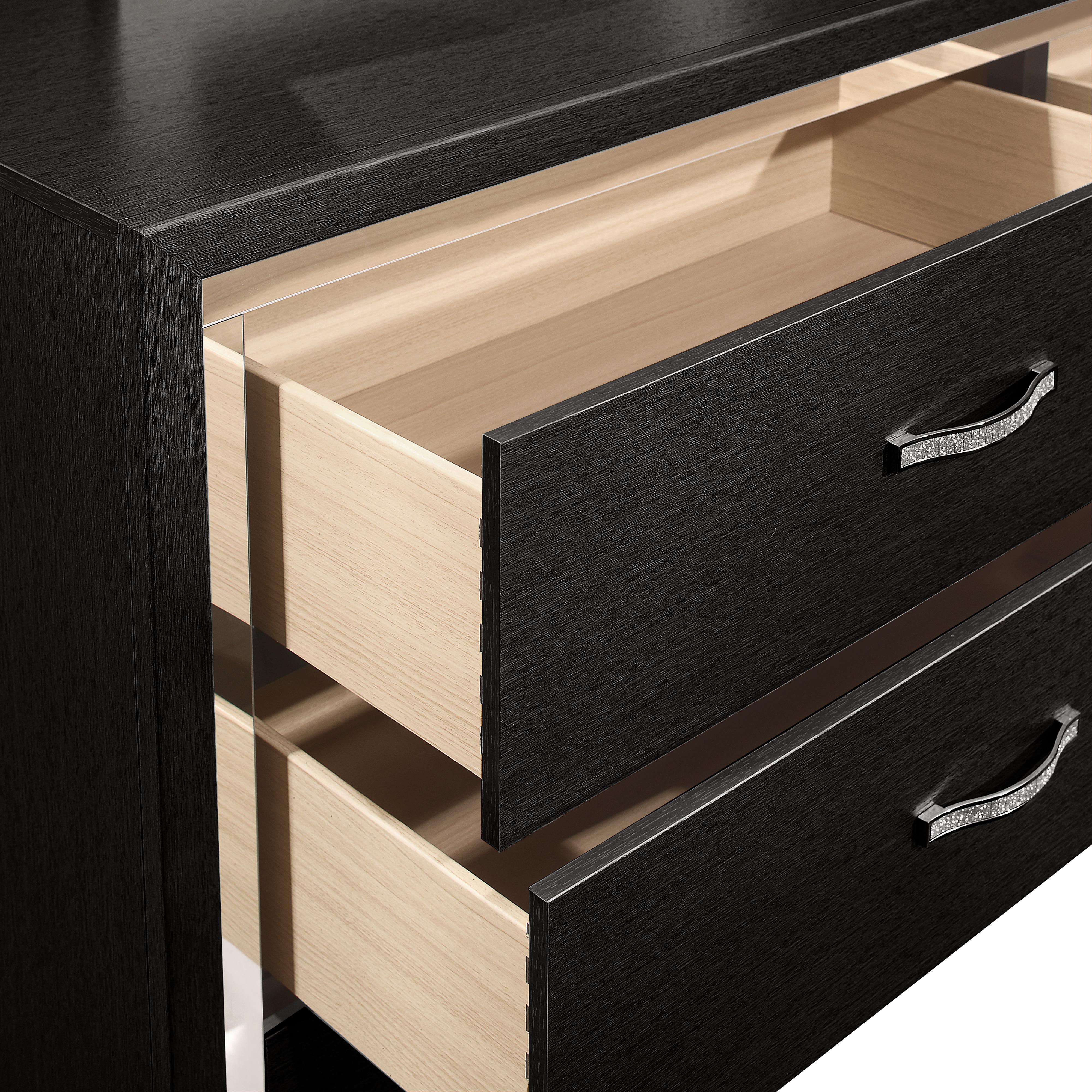 HUXLEY DRESSER-BLACK - Ideal Furniture (Fresno,CA)