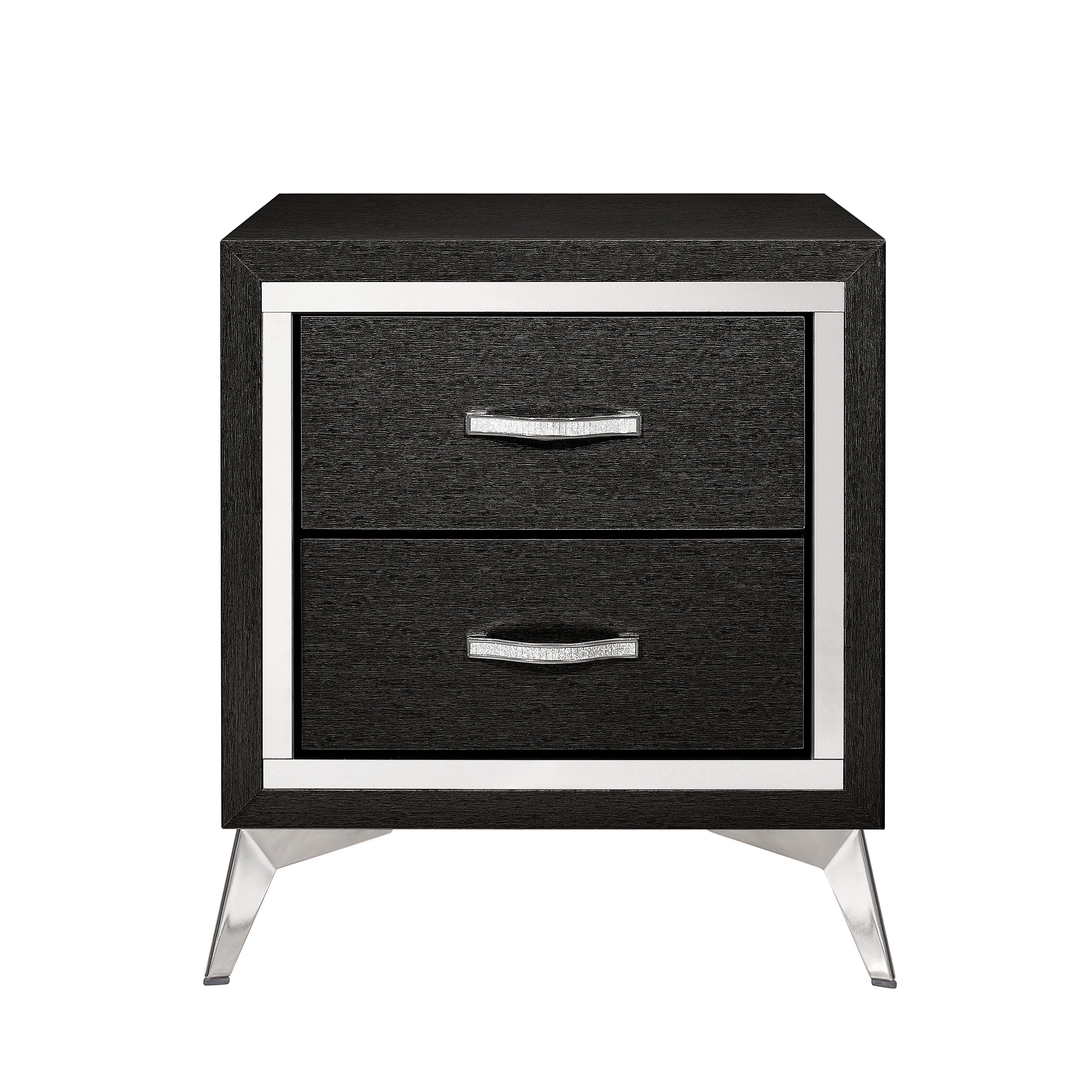 HUXLEY NIGHTSTAND-BLACK - Ideal Furniture (Fresno,CA)