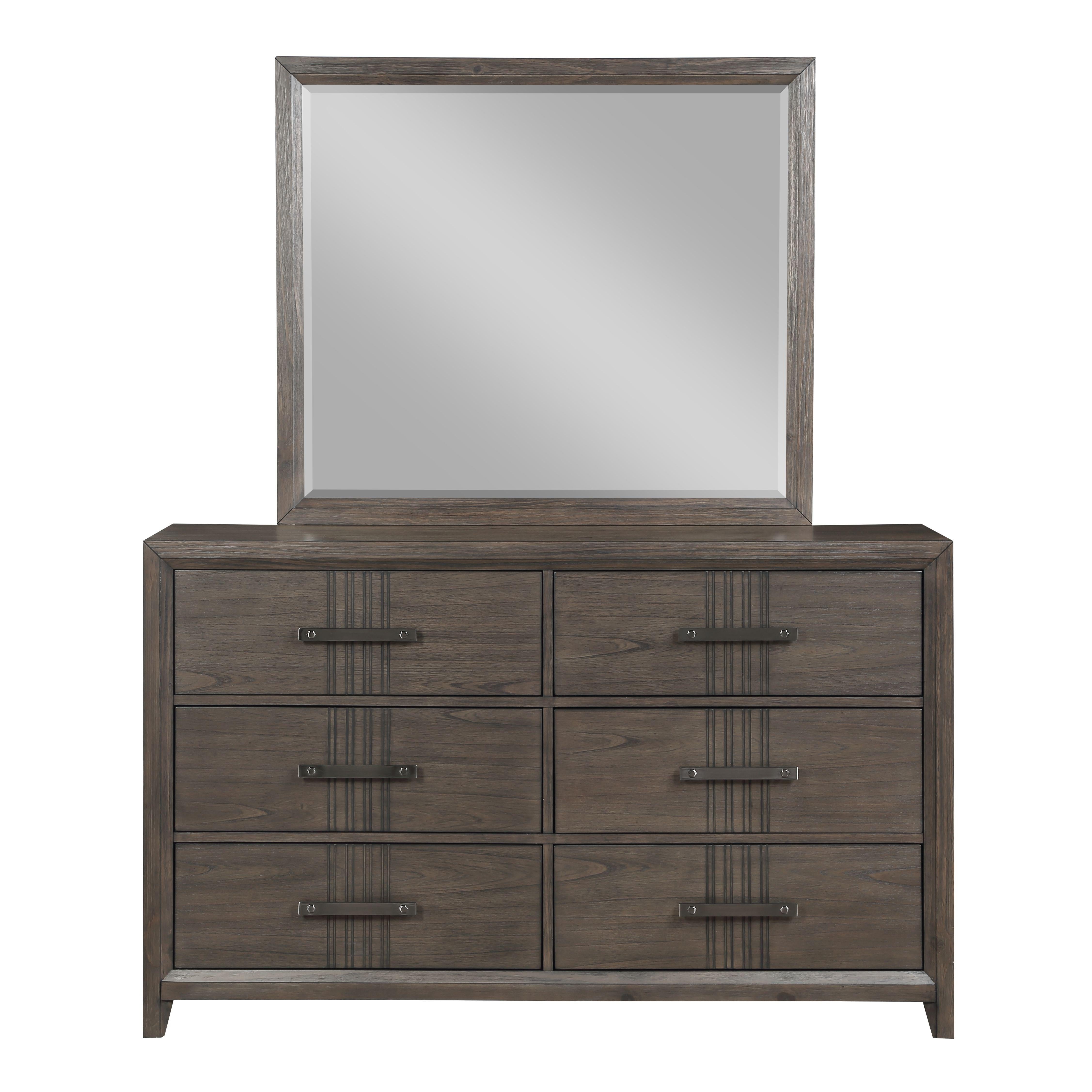 LANDON MIRROR-WALNUT - Ideal Furniture (Fresno,CA)