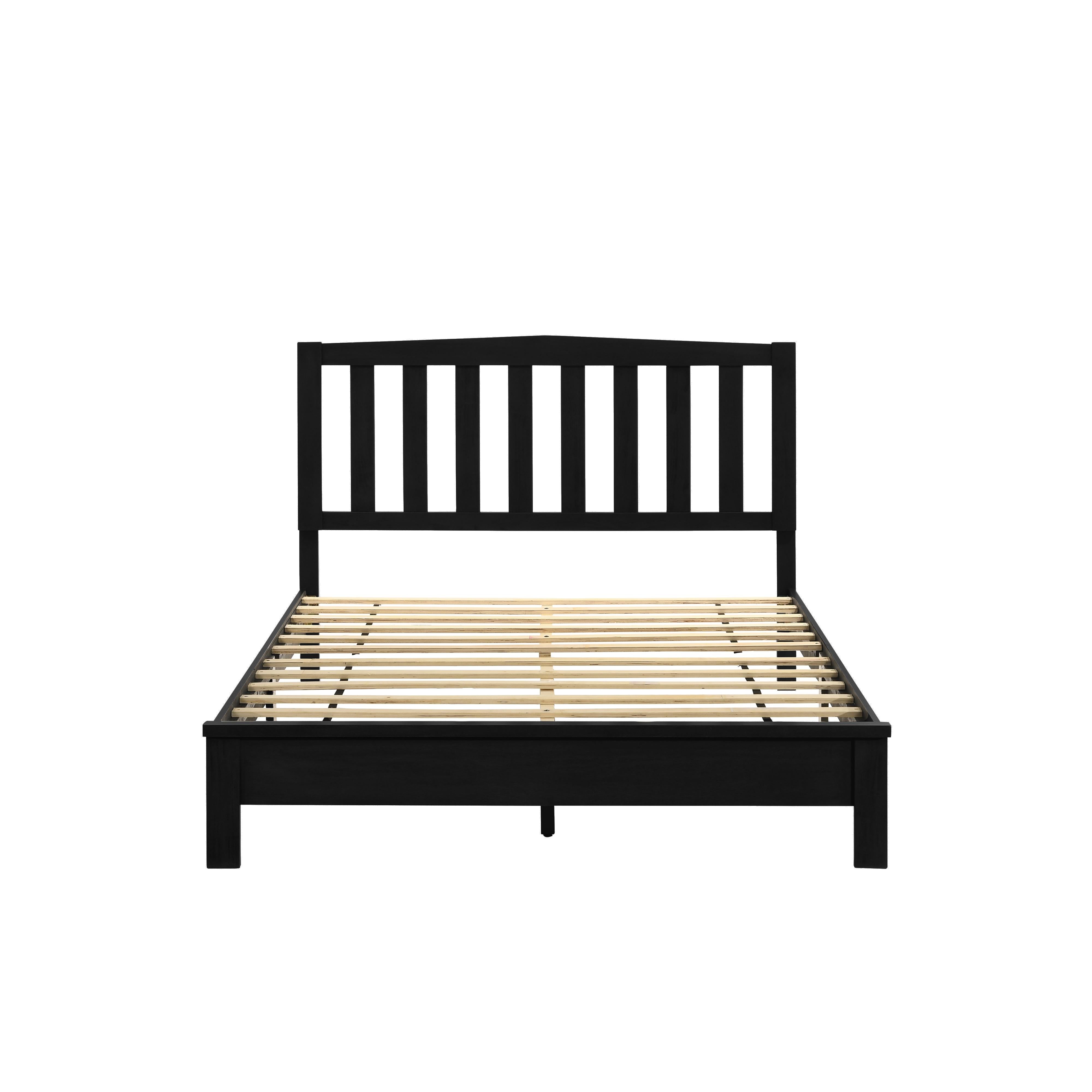 LEO 4/6 F SLAT BED-HB/FB/RAILS-BLACK