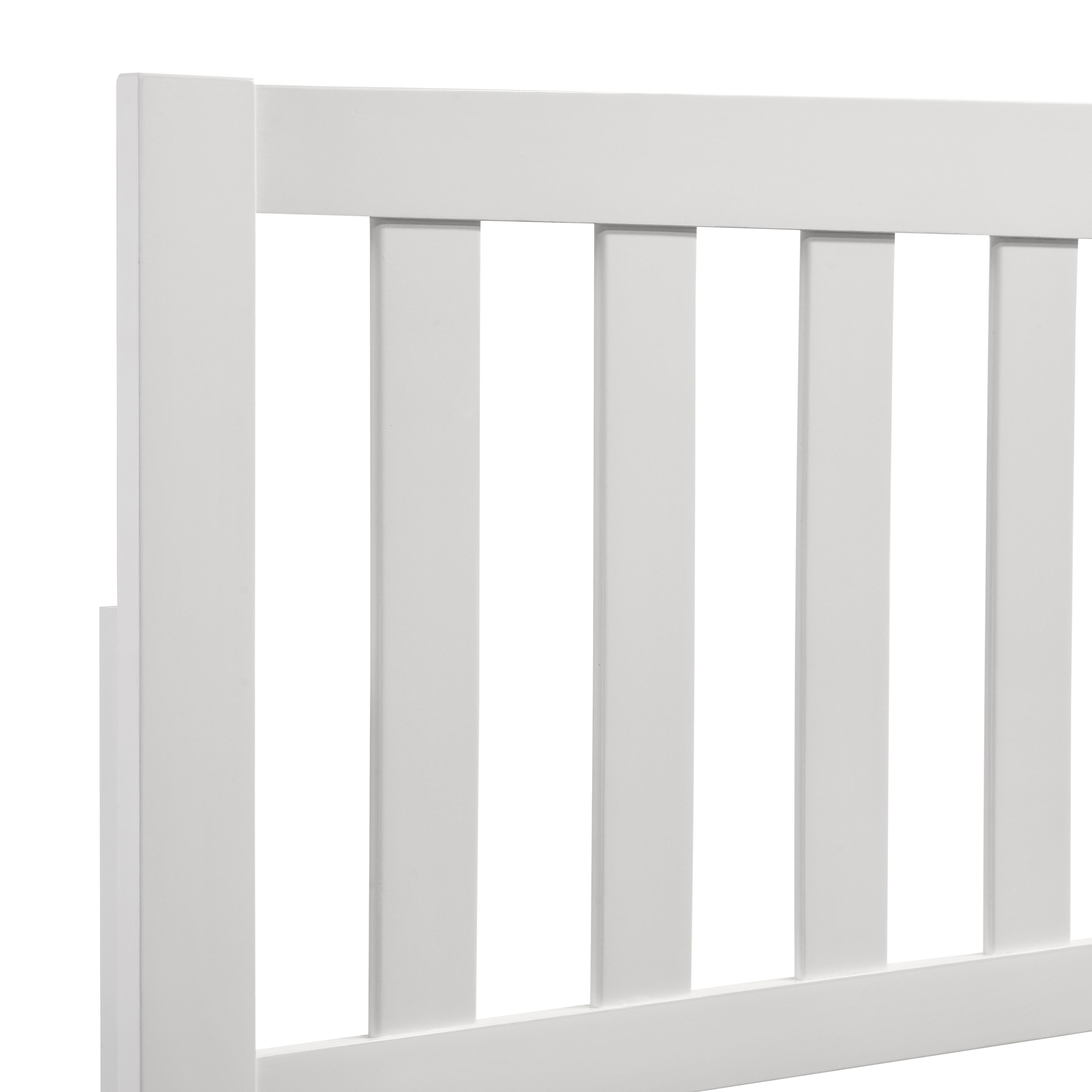 LEO 5/0 Q SLAT BED-HB/FB/RAILS-WHITE - Ideal Furniture (Fresno,CA)
