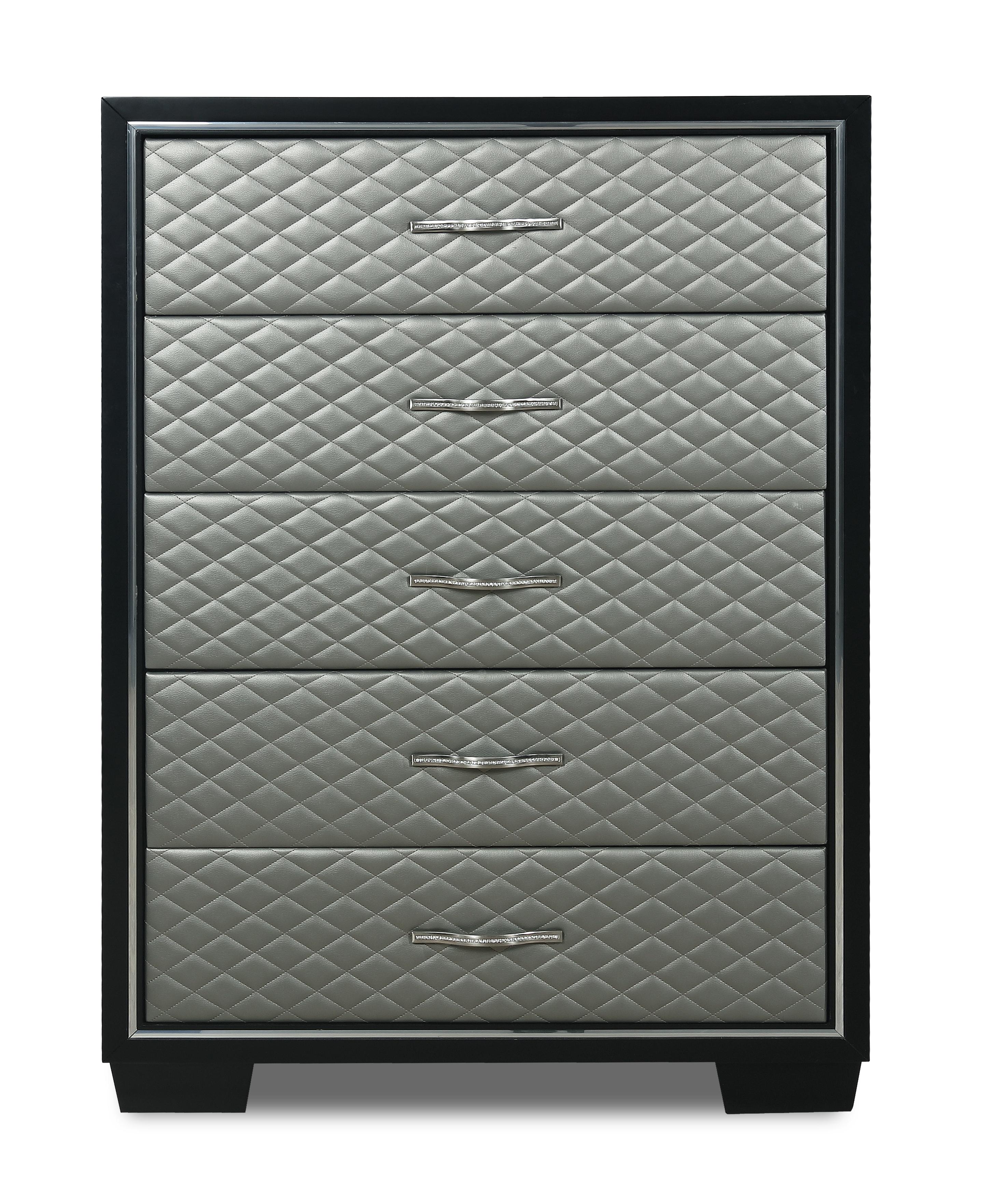 LUXOR CHEST-BLACK/SILVER