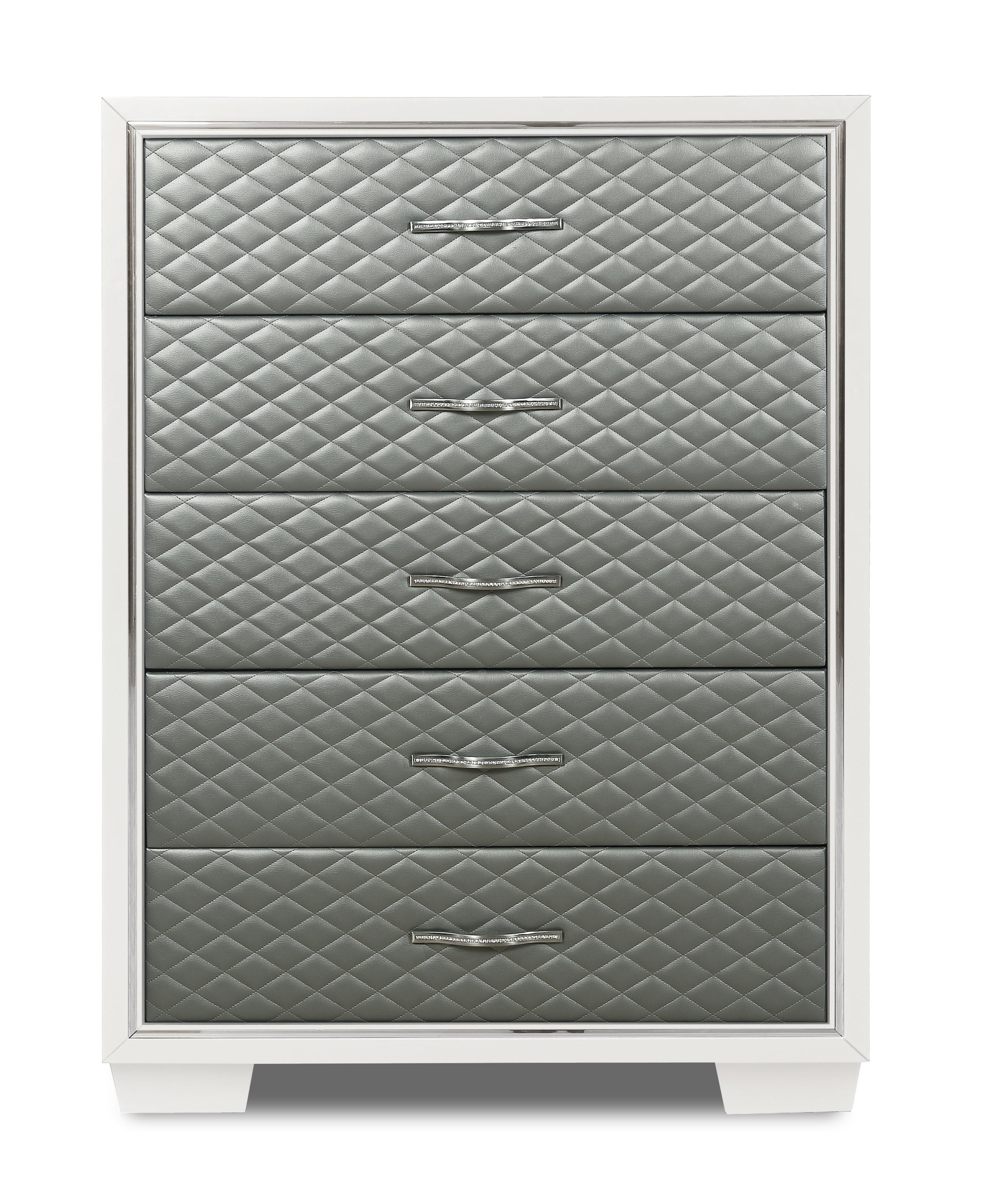 LUXOR CHEST-WHITE - Ideal Furniture (Fresno,CA)