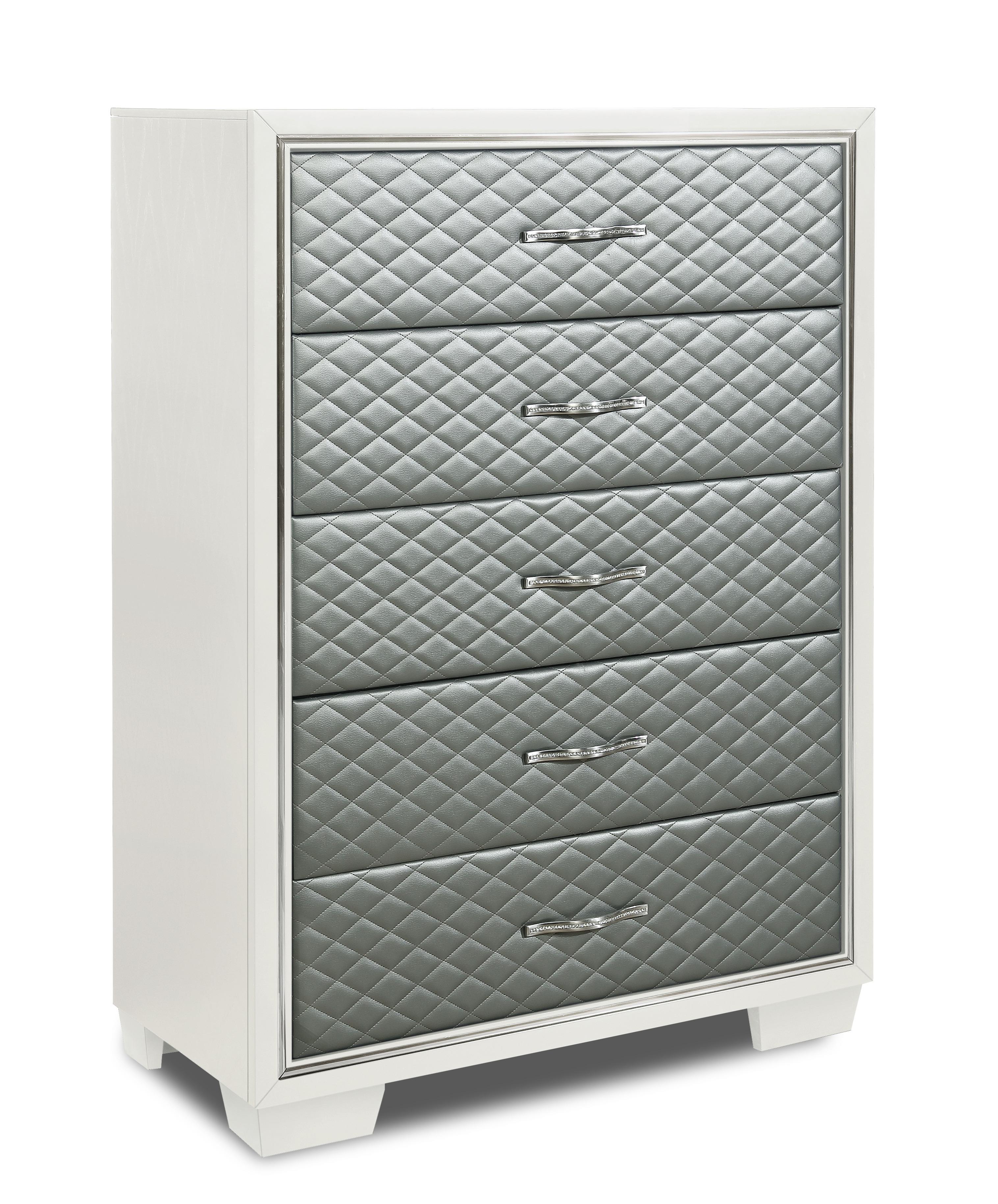 LUXOR CHEST-WHITE - Ideal Furniture (Fresno,CA)