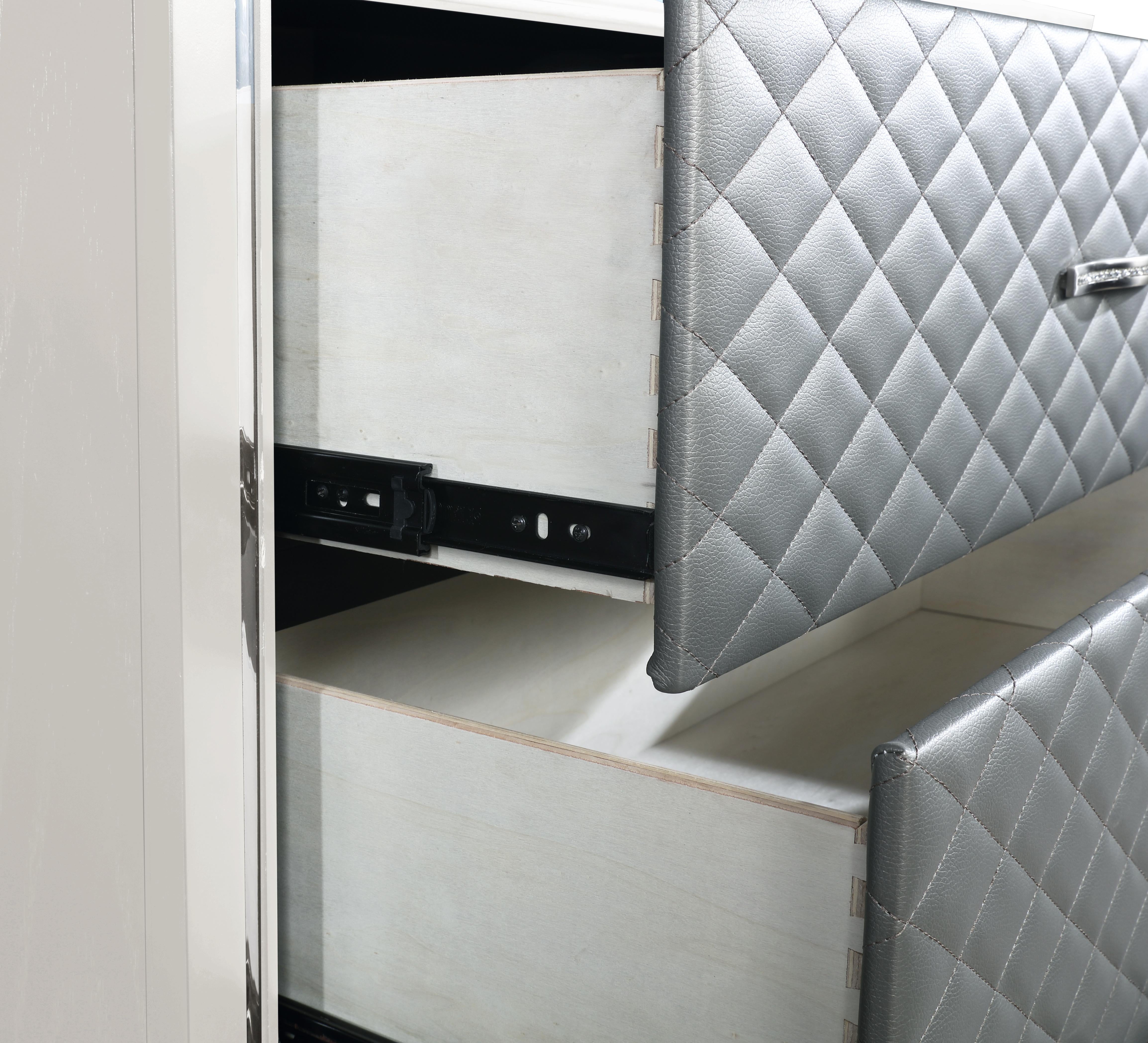 LUXOR DRESSER-WHITE - Ideal Furniture (Fresno,CA)