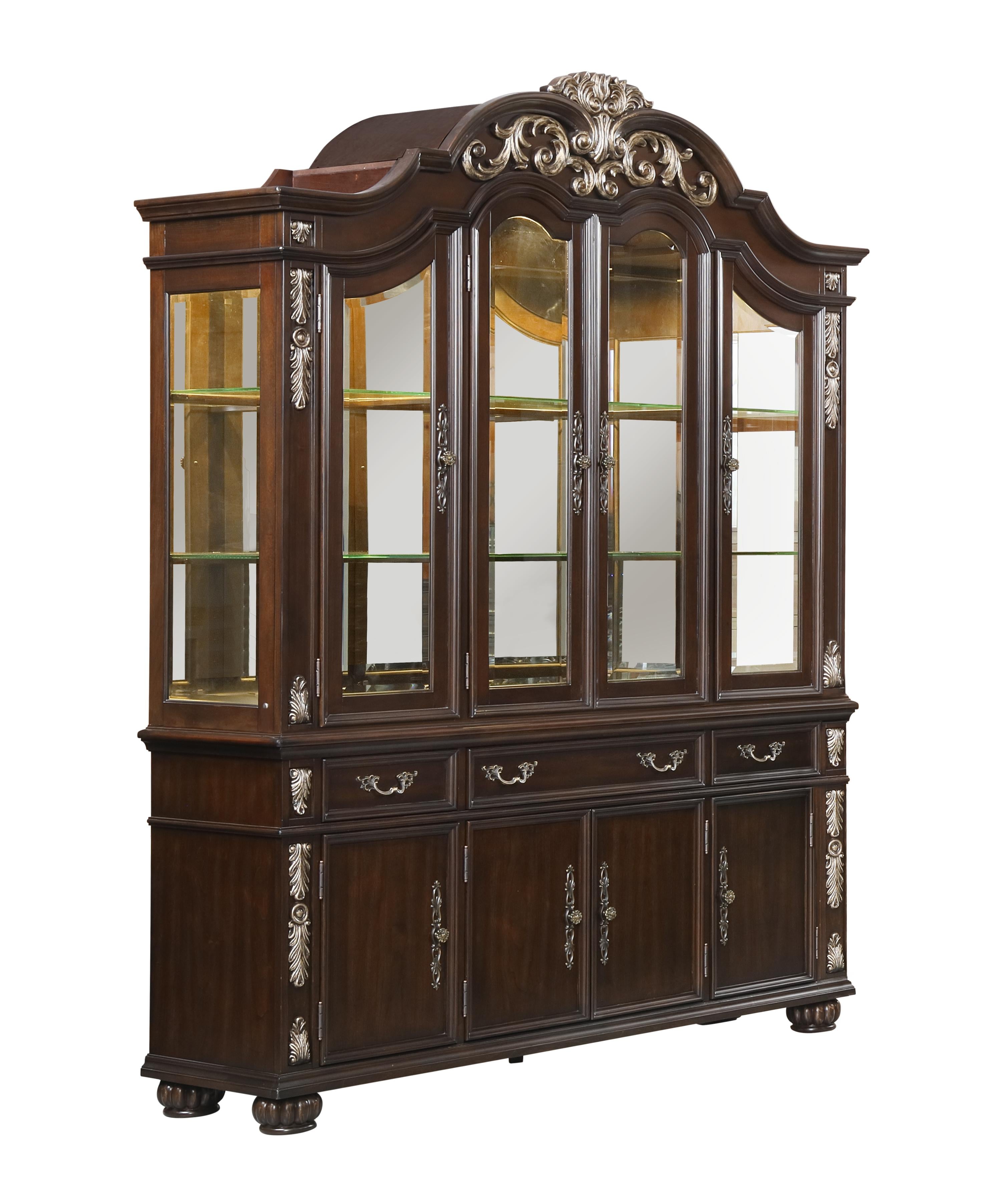 MAXIMUS CHINA CABINET TOP-MADEIRA - Ideal Furniture (Fresno,CA)
