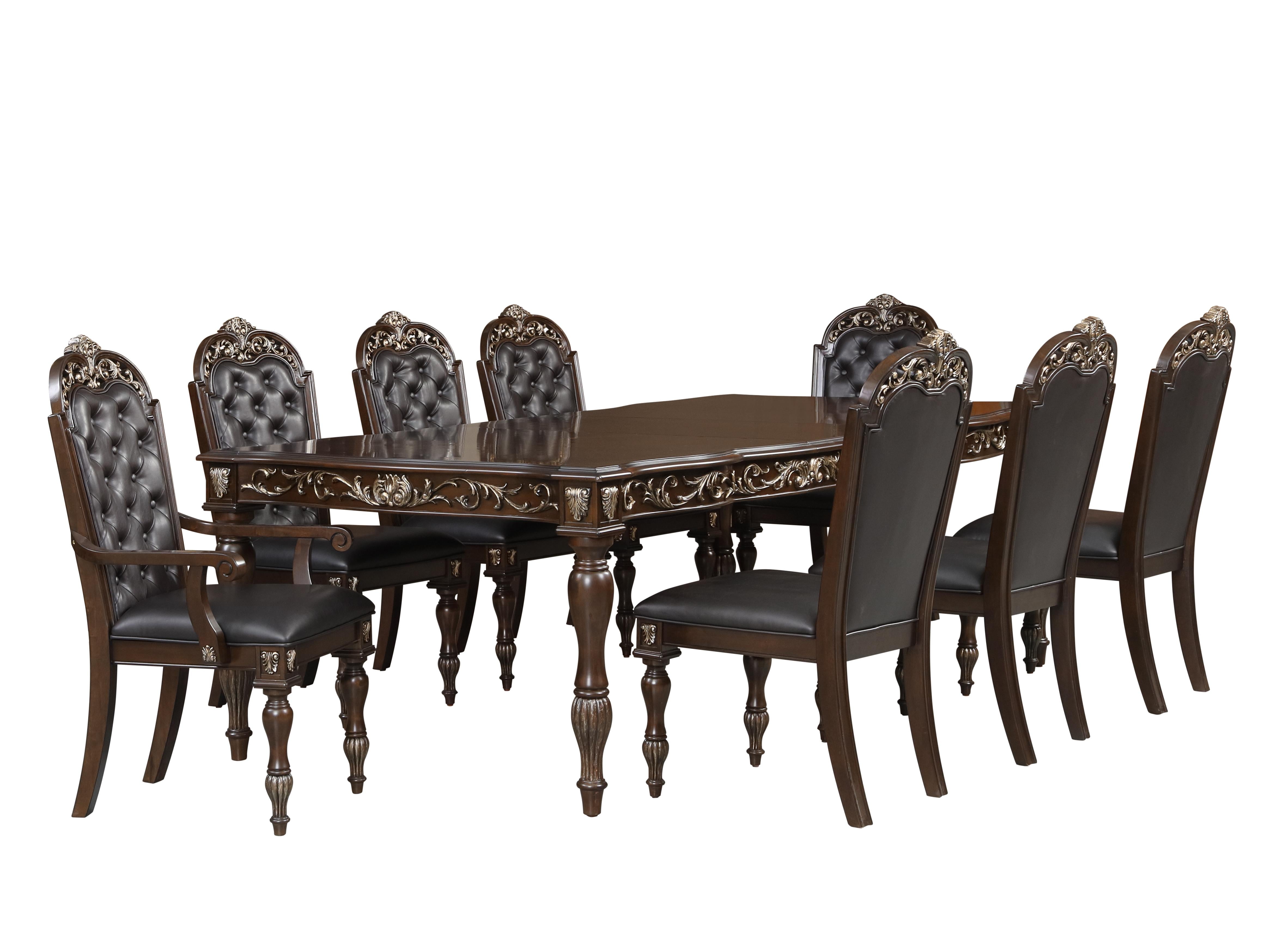 MAXIMUS DINING TABLE-MADEIRA - Ideal Furniture (Fresno,CA)