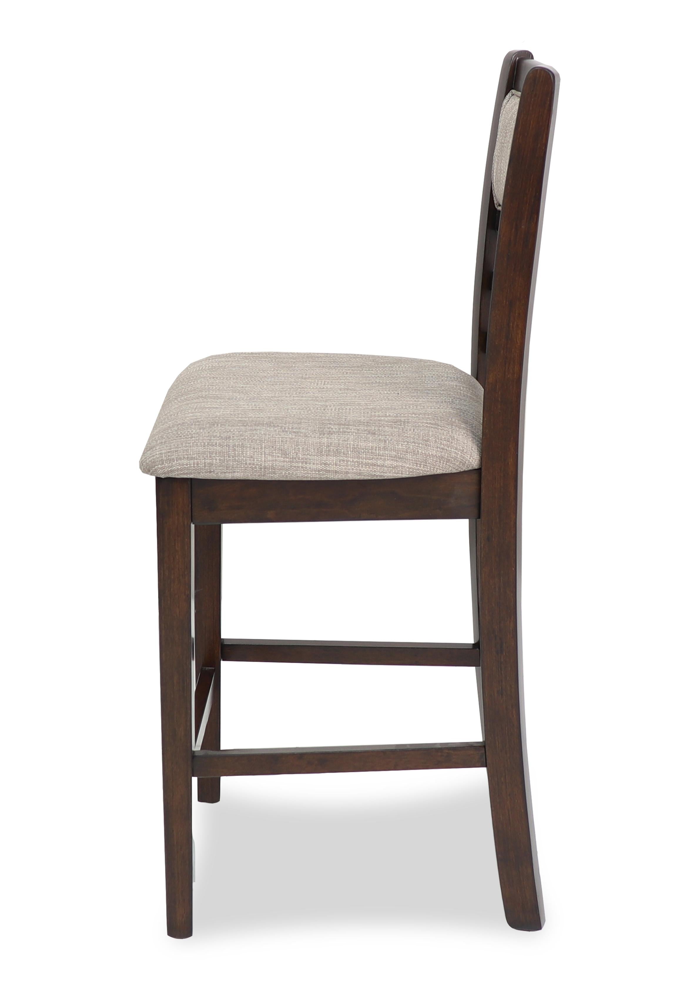 MITCHELL 5 PC COUNTER SET-CHERRY - Ideal Furniture (Fresno,CA)