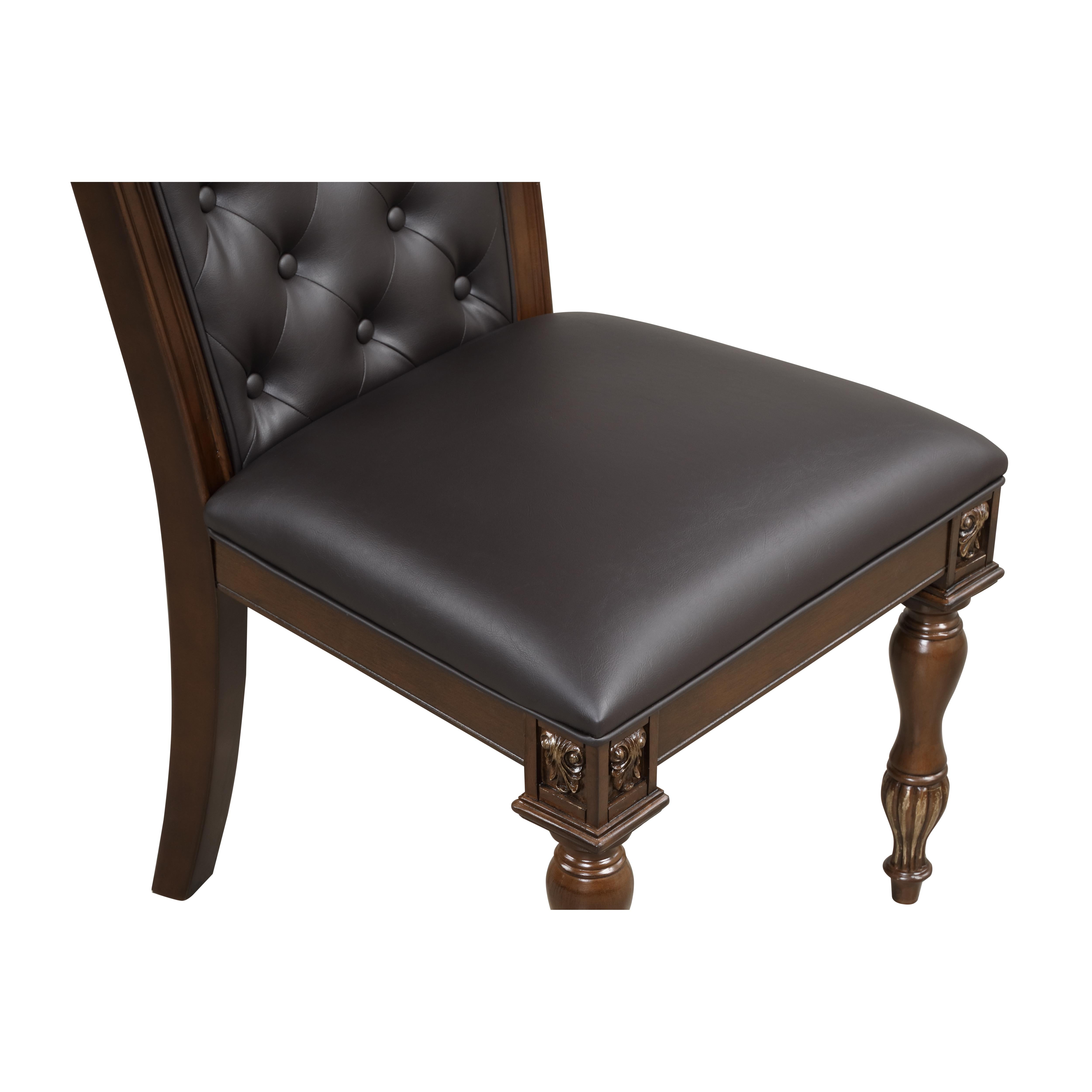 MAXIMUS DINING SIDE CHAIR-MADEIRA - Ideal Furniture (Fresno,CA)