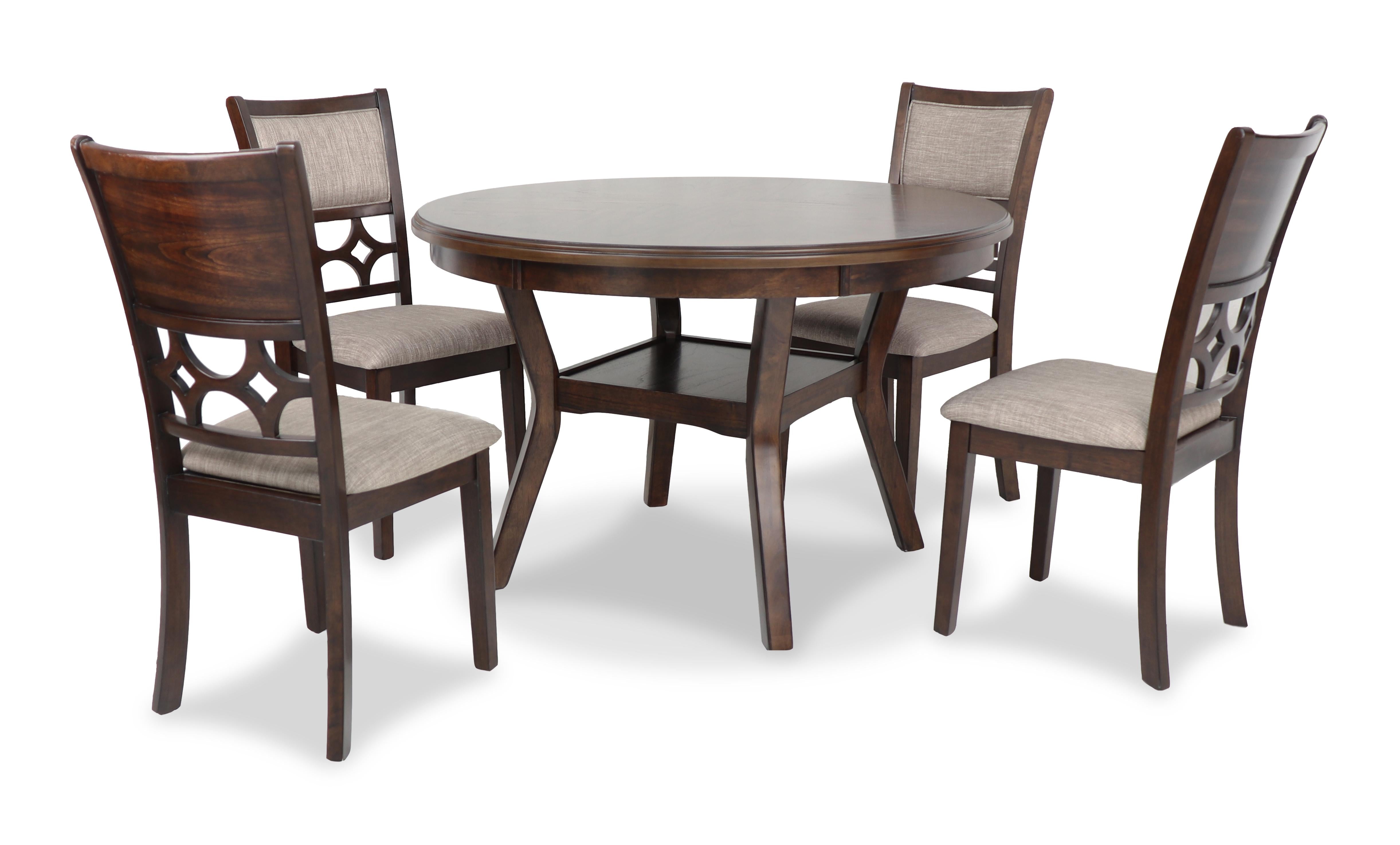 MITCHELL 5 PC DINING SET-CHERRY - Ideal Furniture (Fresno,CA)