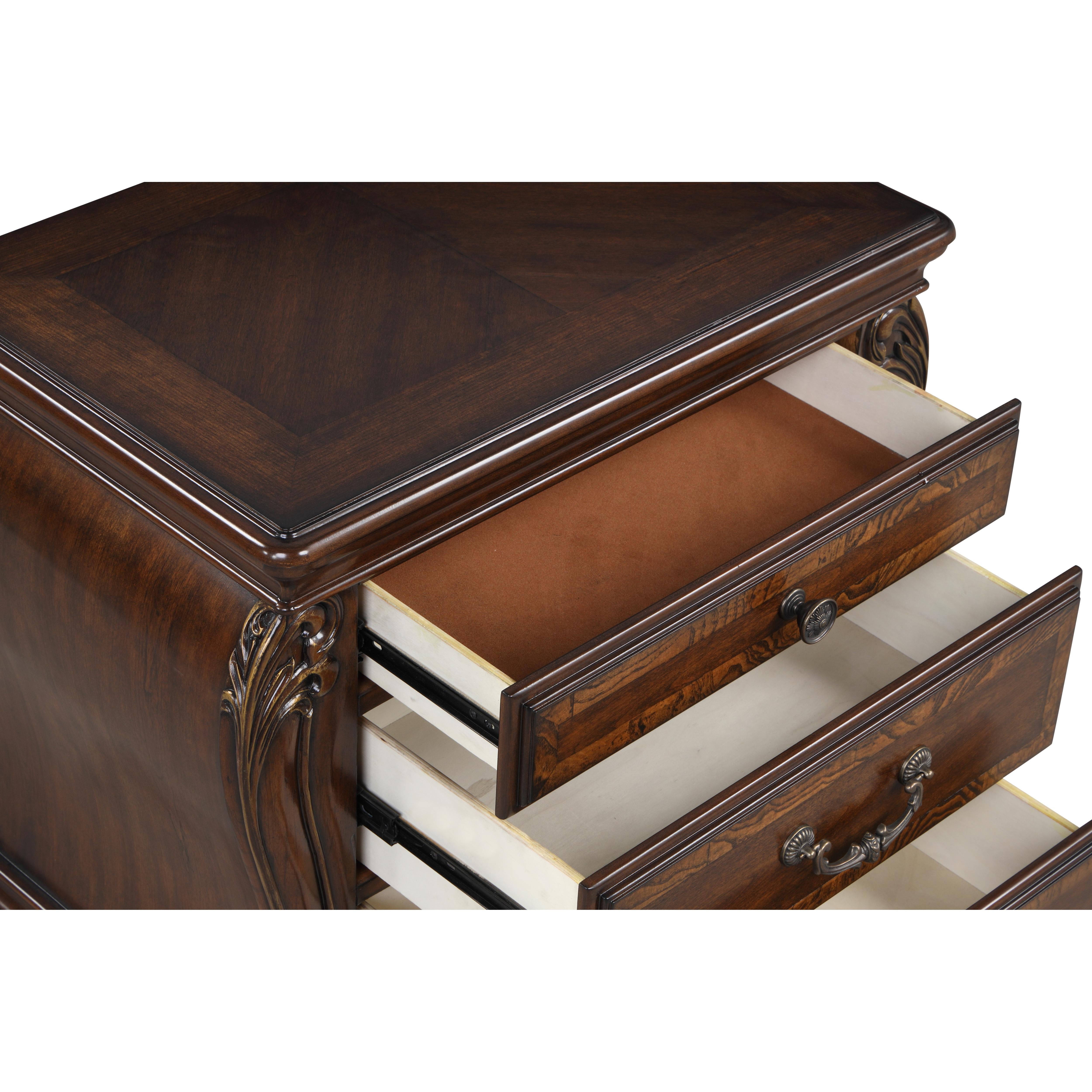 MONTECITO NIGHTSTAND-CHERRY - Ideal Furniture (Fresno,CA)