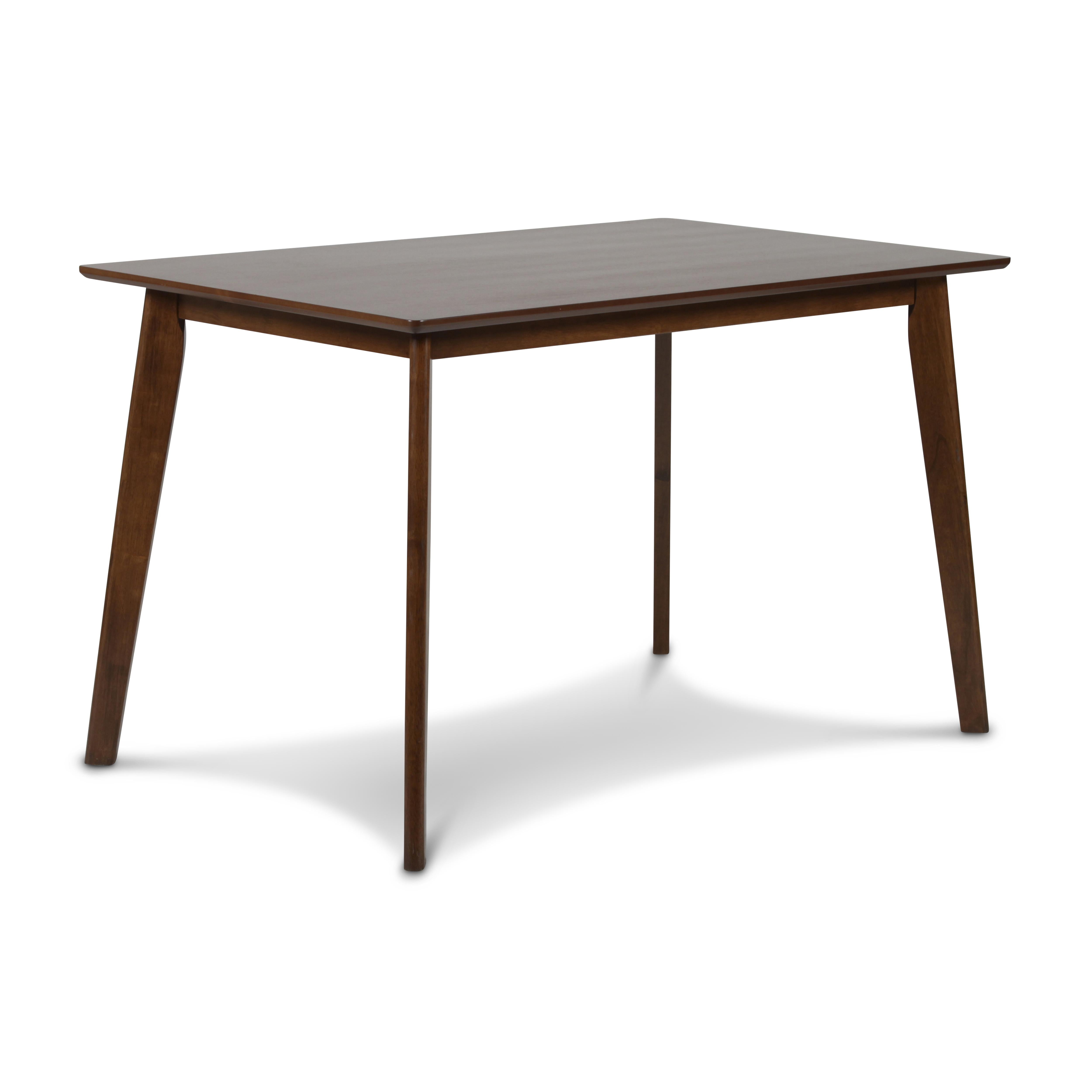 MOROCCO 47" RECTANGLE DINING TABLE-WALNUT BROWN - Ideal Furniture (Fresno,CA)