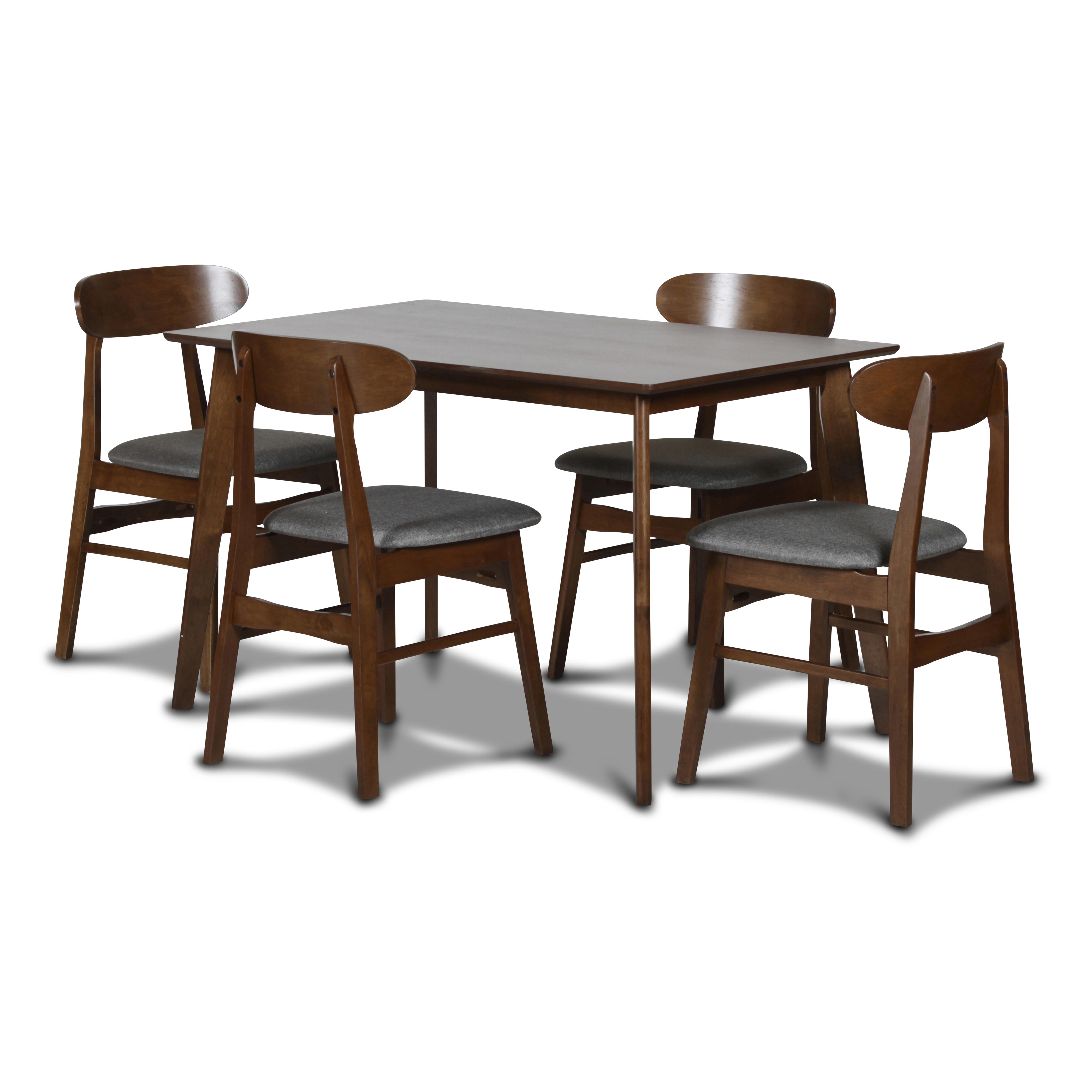 MOROCCO DINING CHAIR W/DARK GRAY SEAT CUSHION - Ideal Furniture (Fresno,CA)