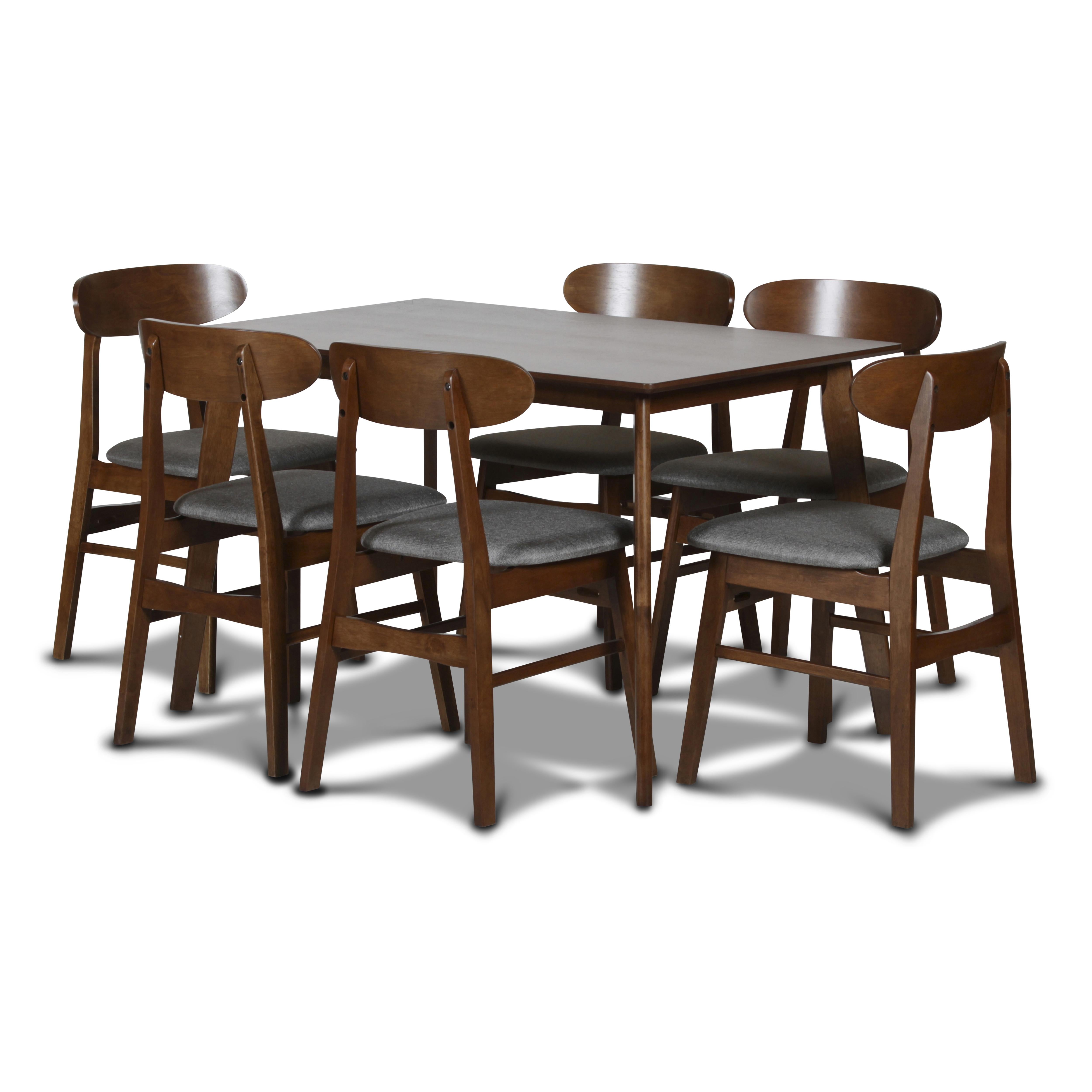 MOROCCO DINING CHAIR W/DARK GRAY SEAT CUSHION - Ideal Furniture (Fresno,CA)