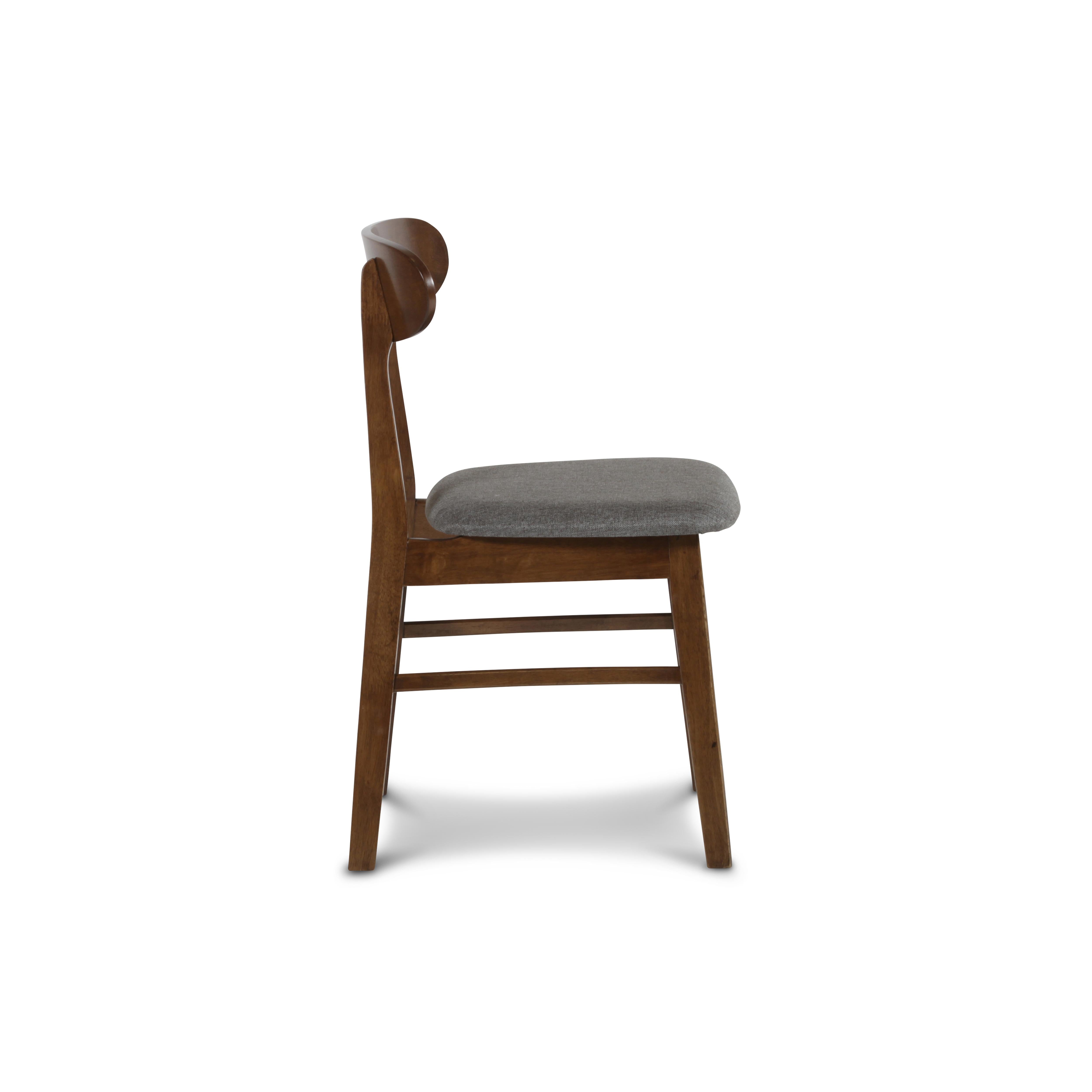 MOROCCO DINING CHAIR W/DARK GRAY SEAT CUSHION - Ideal Furniture (Fresno,CA)