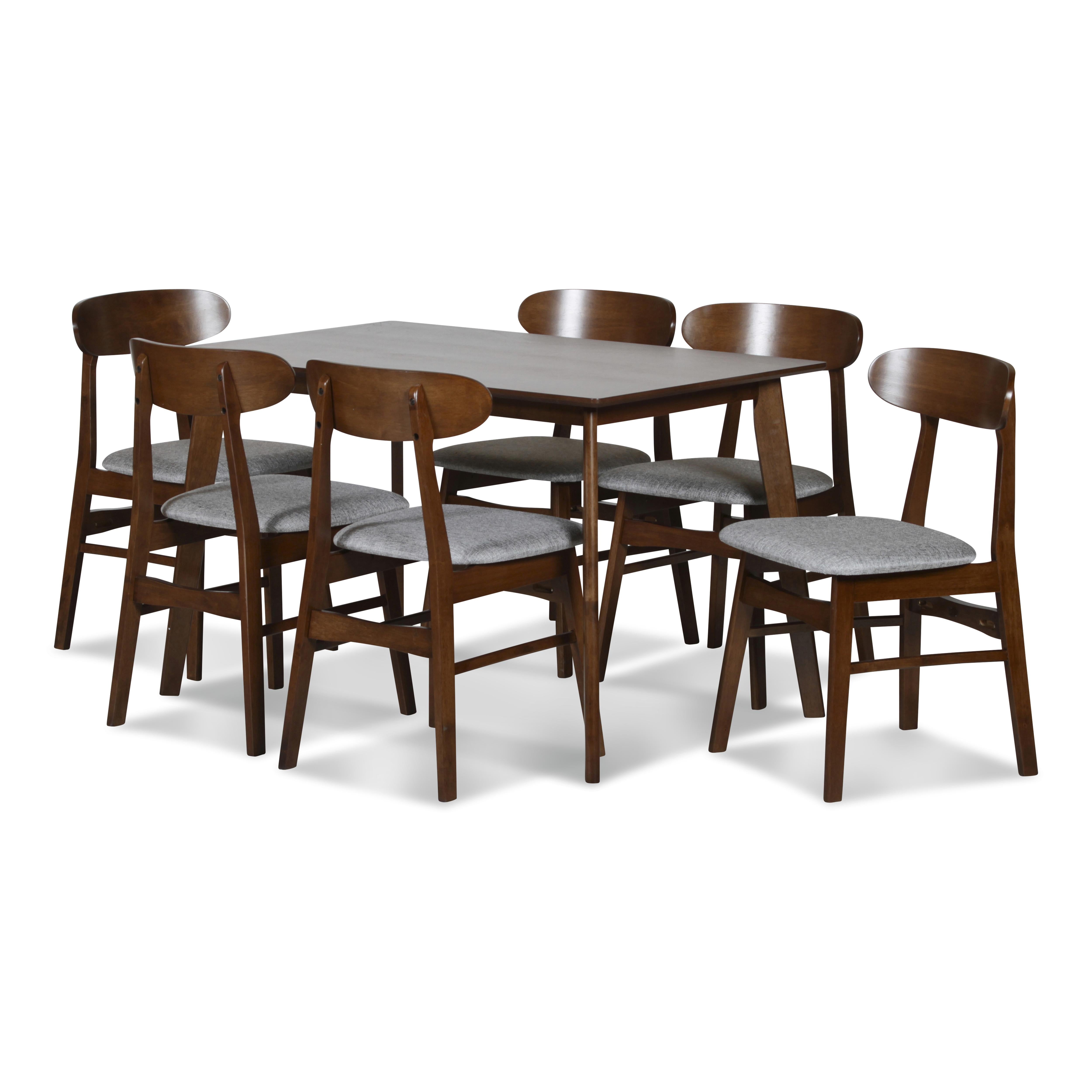 MOROCCO DINING CHAIR W/LIGHT GRAY SEAT CUSHION - Ideal Furniture (Fresno,CA)