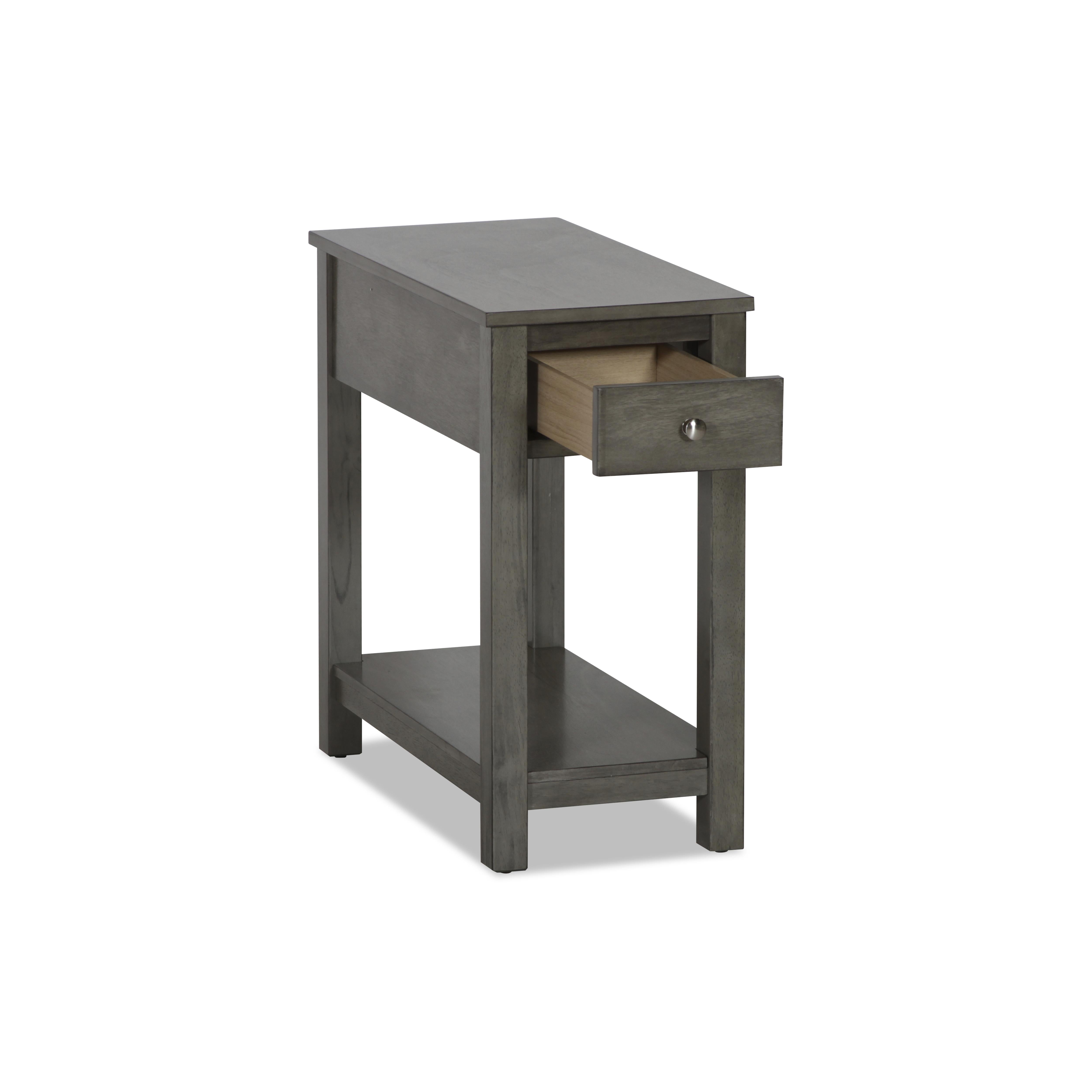 NOAH END TABLE WITH DRAWER-GRAY - Ideal Furniture (Fresno,CA)