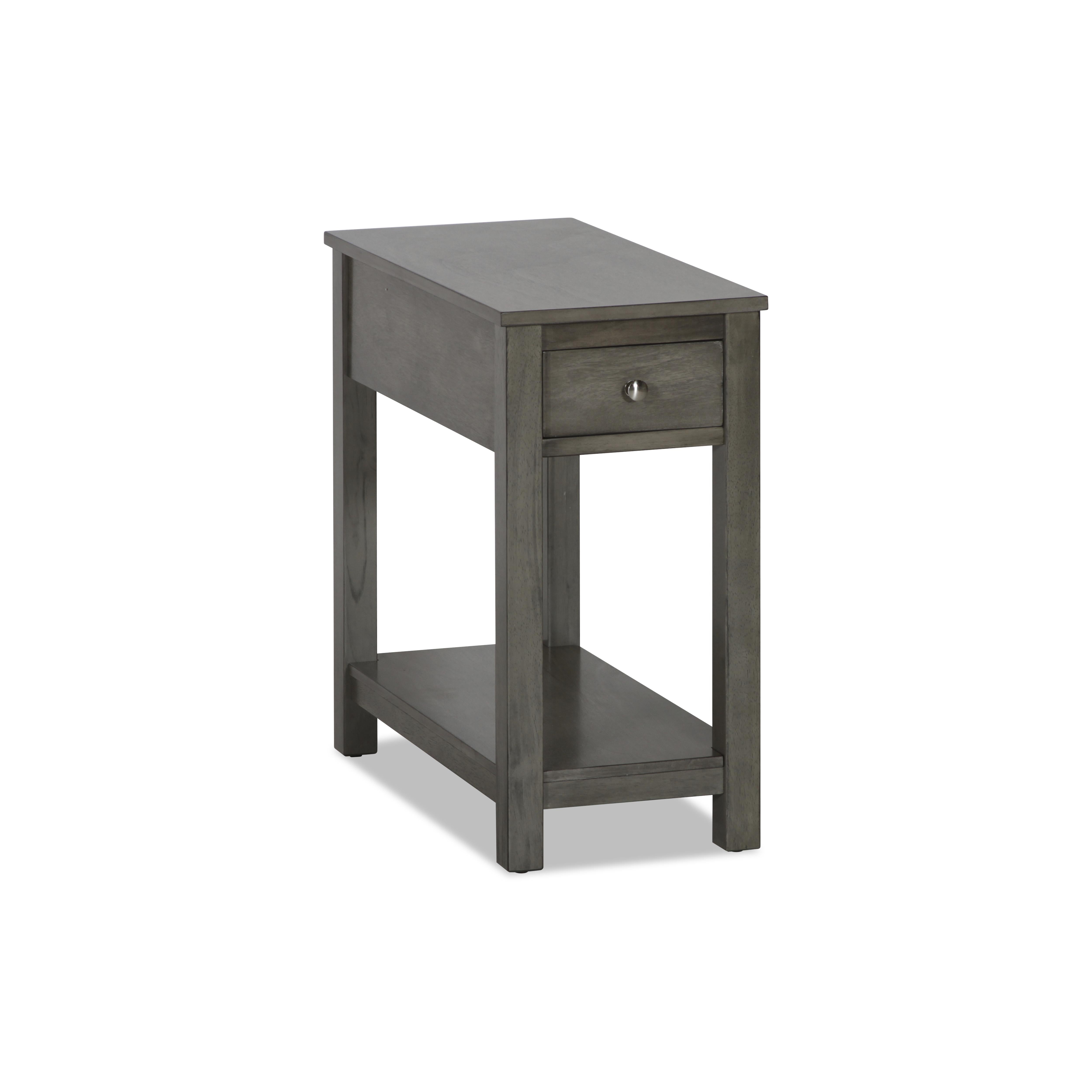 NOAH END TABLE WITH DRAWER-GRAY - Ideal Furniture (Fresno,CA)