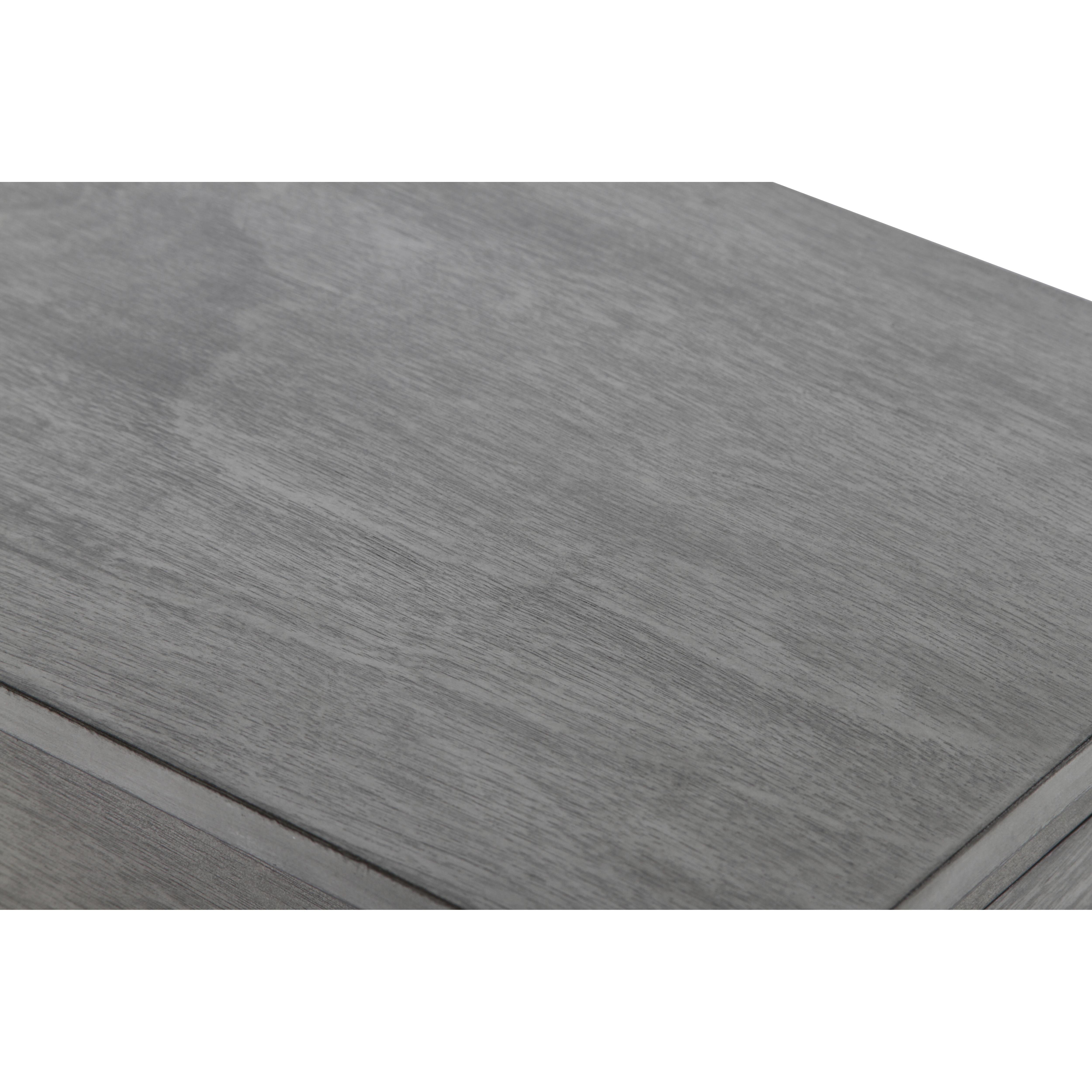 NOAH END TABLE WITH DRAWER-GRAY