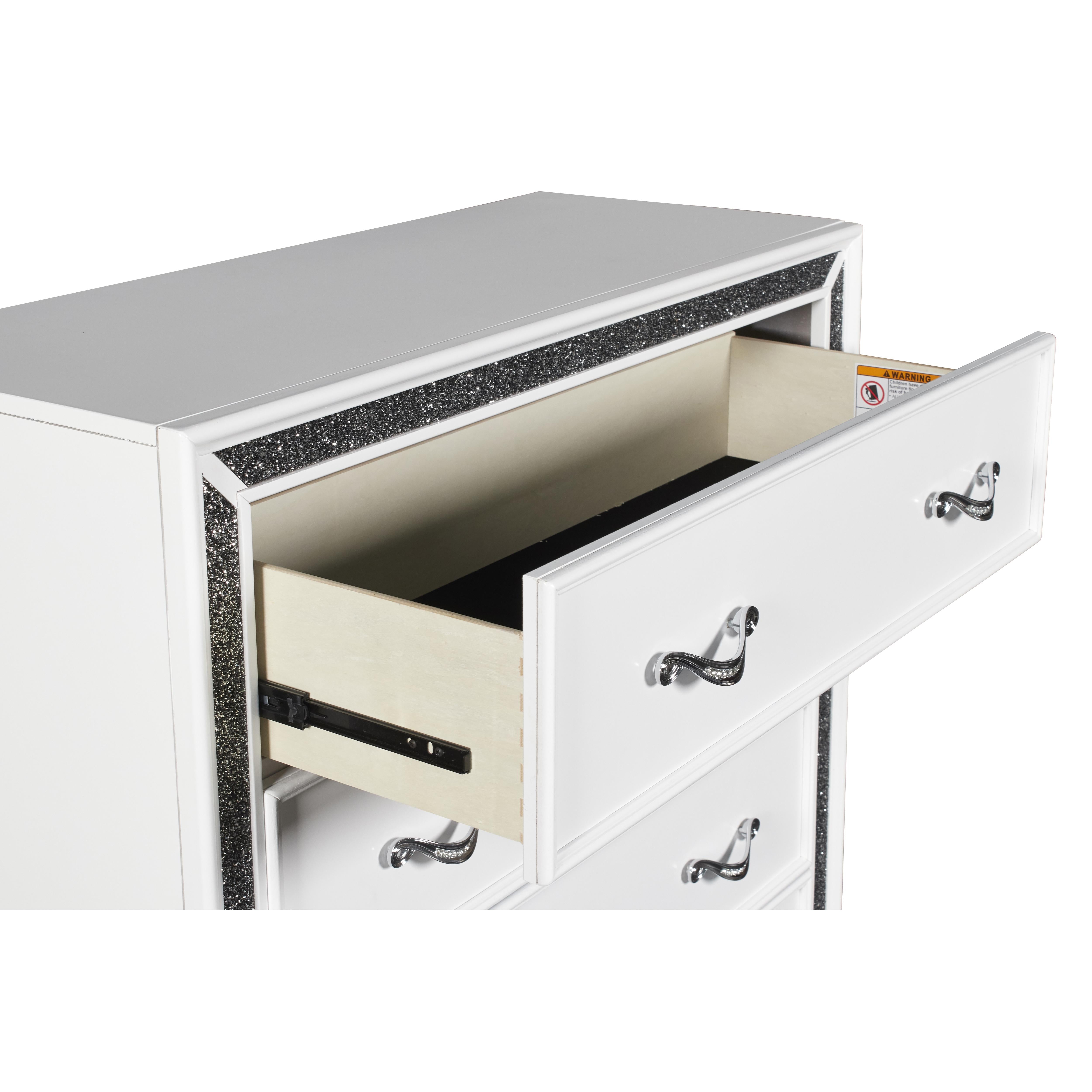 PARK IMPERIAL CHEST-WHITE - Ideal Furniture (Fresno,CA)