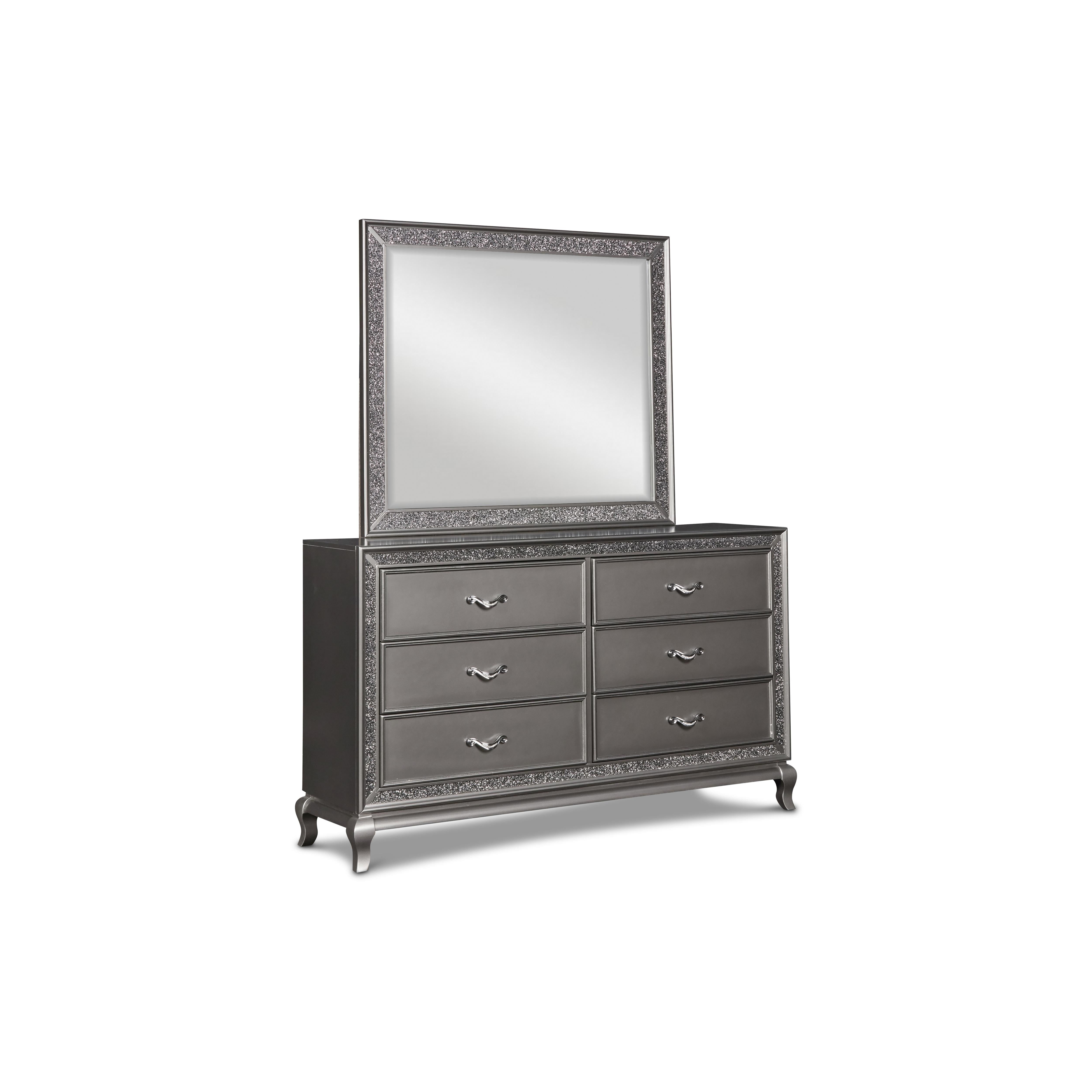 PARK IMPERIAL DRESSER-PEWTER - Ideal Furniture (Fresno,CA)