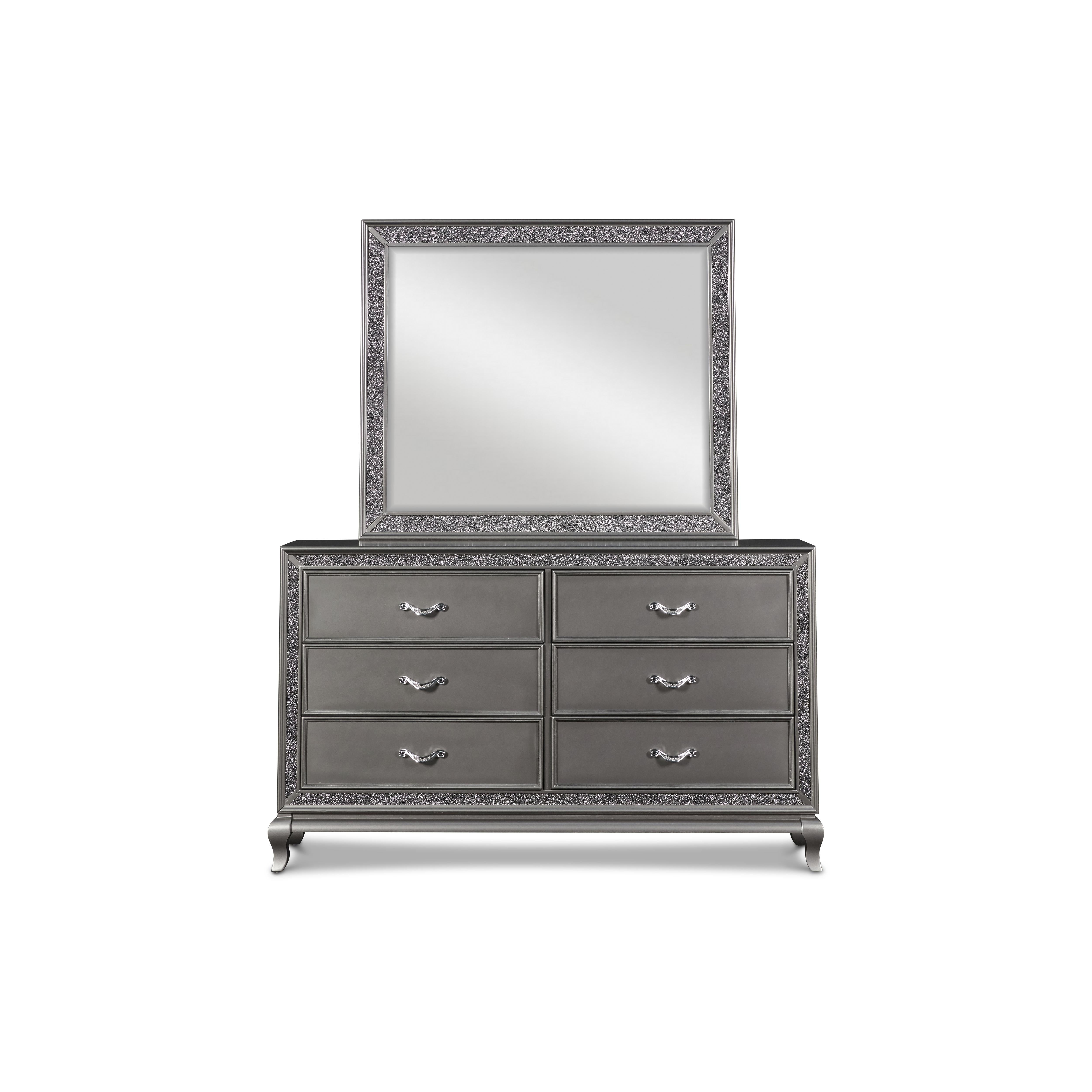 PARK IMPERIAL DRESSER-PEWTER - Ideal Furniture (Fresno,CA)