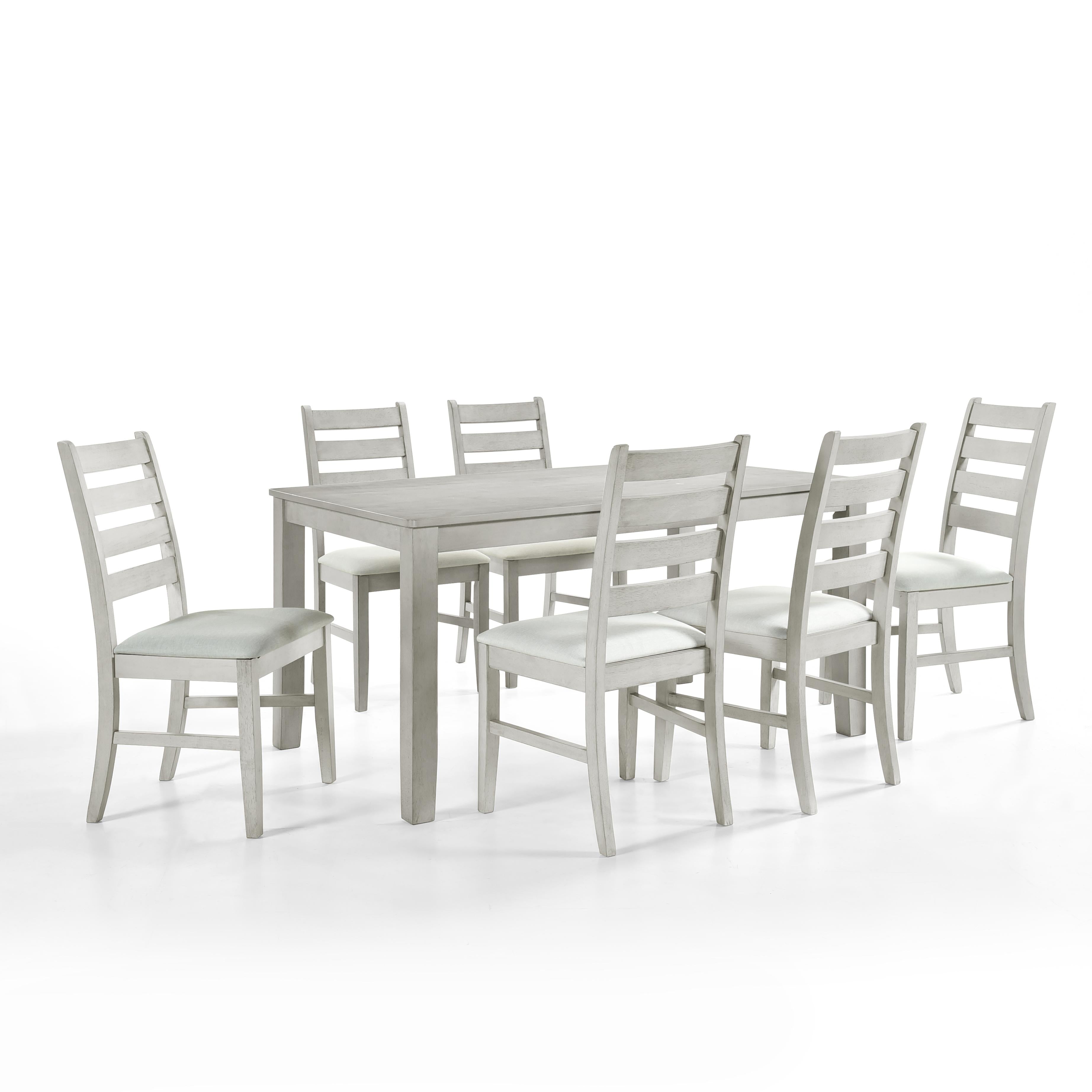 PASCAL LADDERBACK DINING CHAIR (2 Per Carton)-DRIFTWOOD - Ideal Furniture (Fresno,CA)