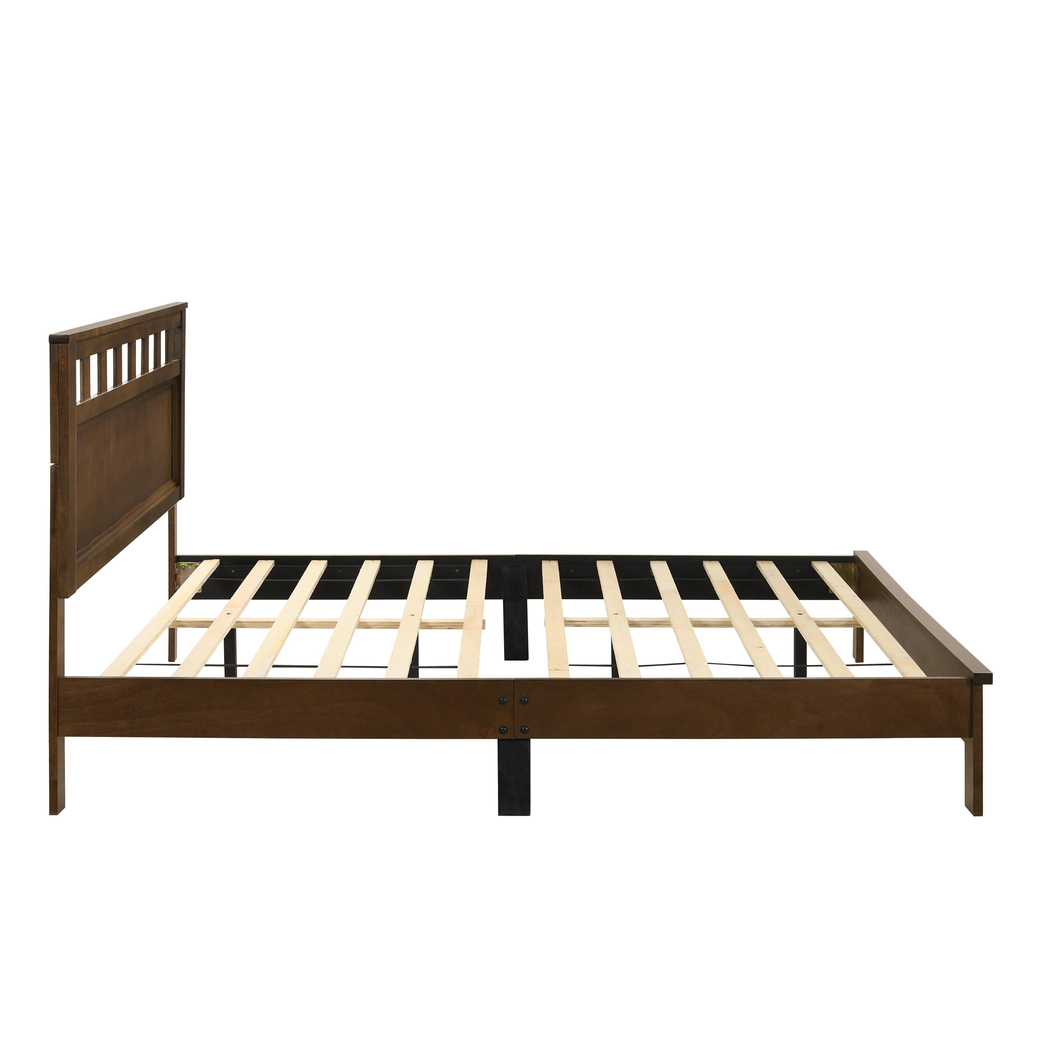 PISCES 4/6 F PANEL BED-HB/FB/RAILS-NATURAL - Ideal Furniture (Fresno,CA)