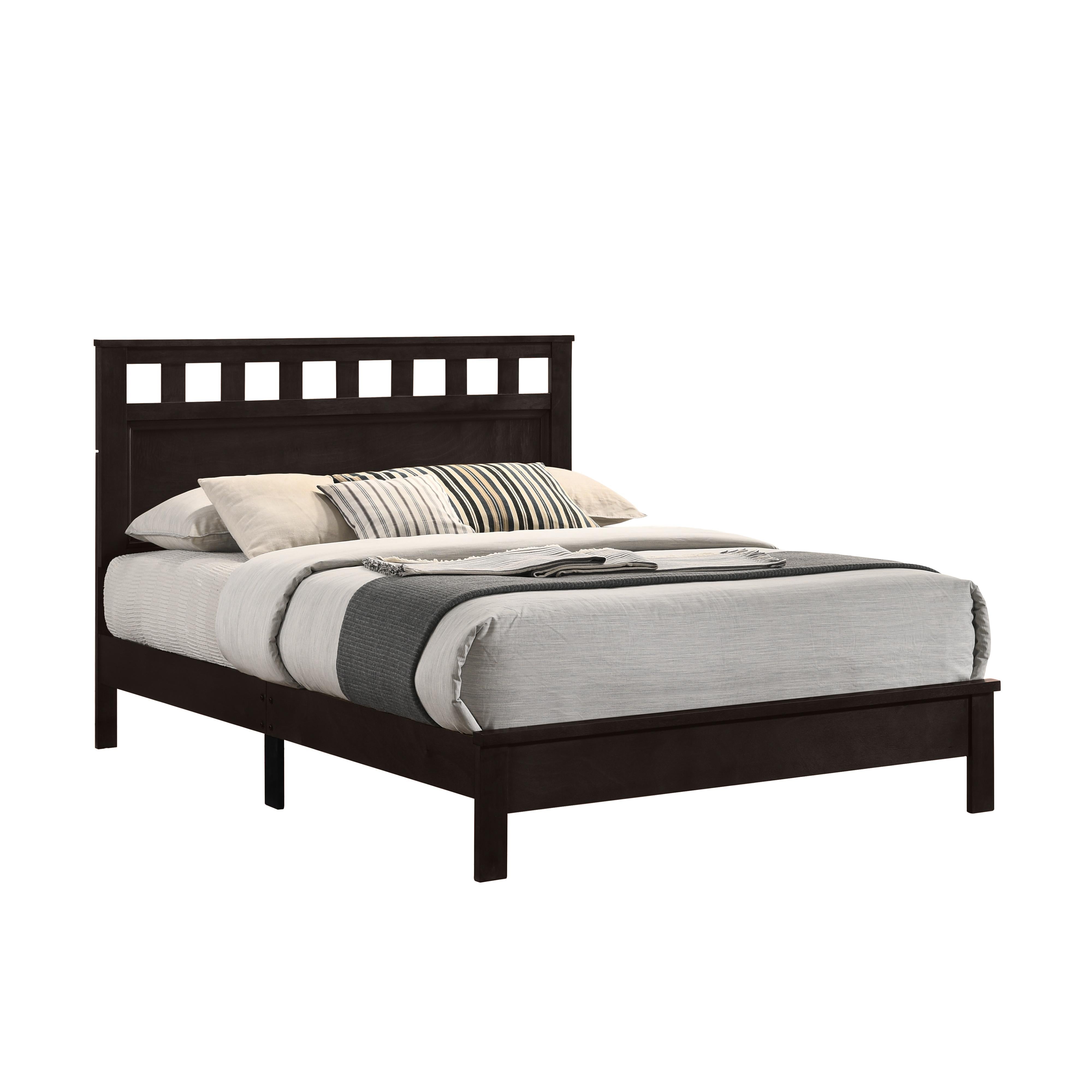 PISCES 4/6 F PANEL BED-HB/FB/RAILS-MERLOT