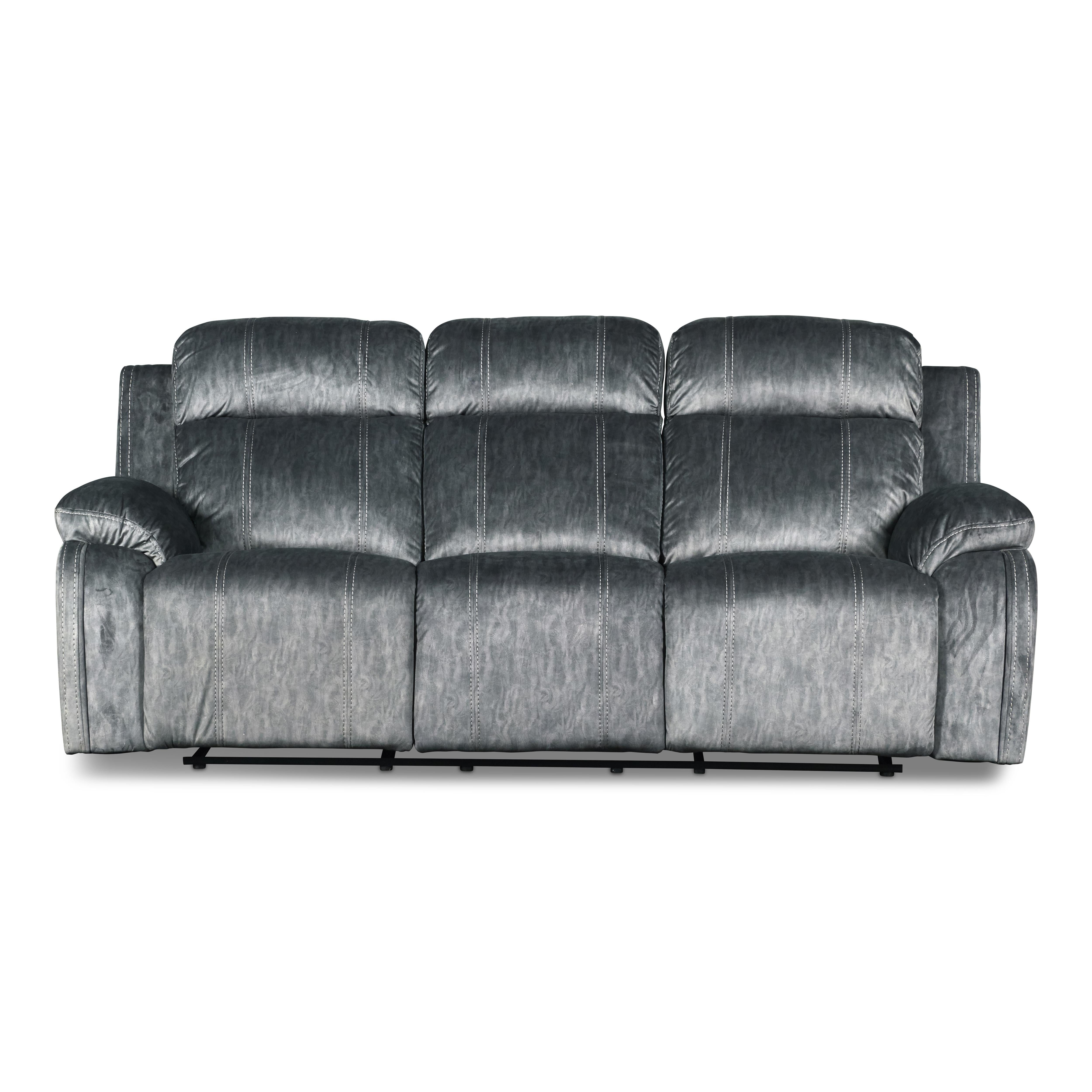 TANGO DUAL RECLINER SOFA W/PWR FR-SHADOW - Ideal Furniture (Fresno,CA)